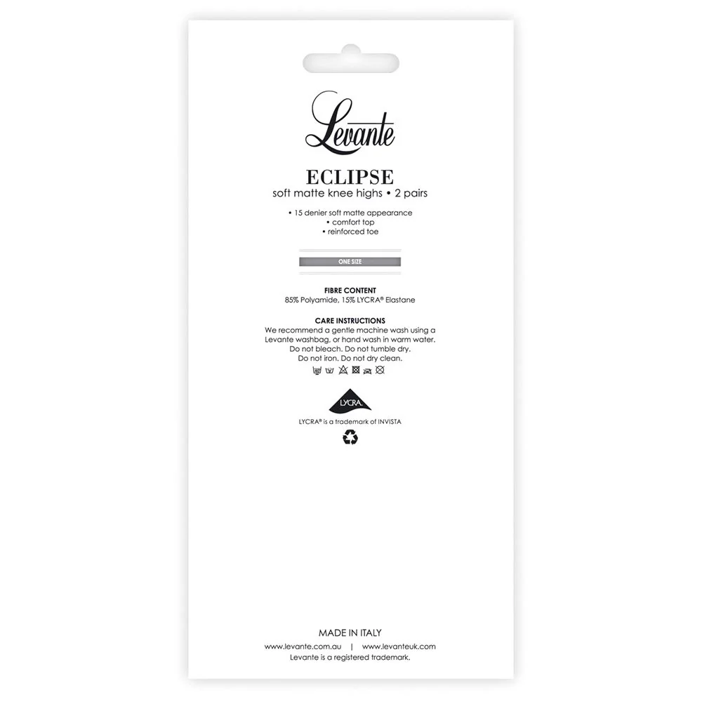2Pk Eclipse Matte Knee High - Image 3