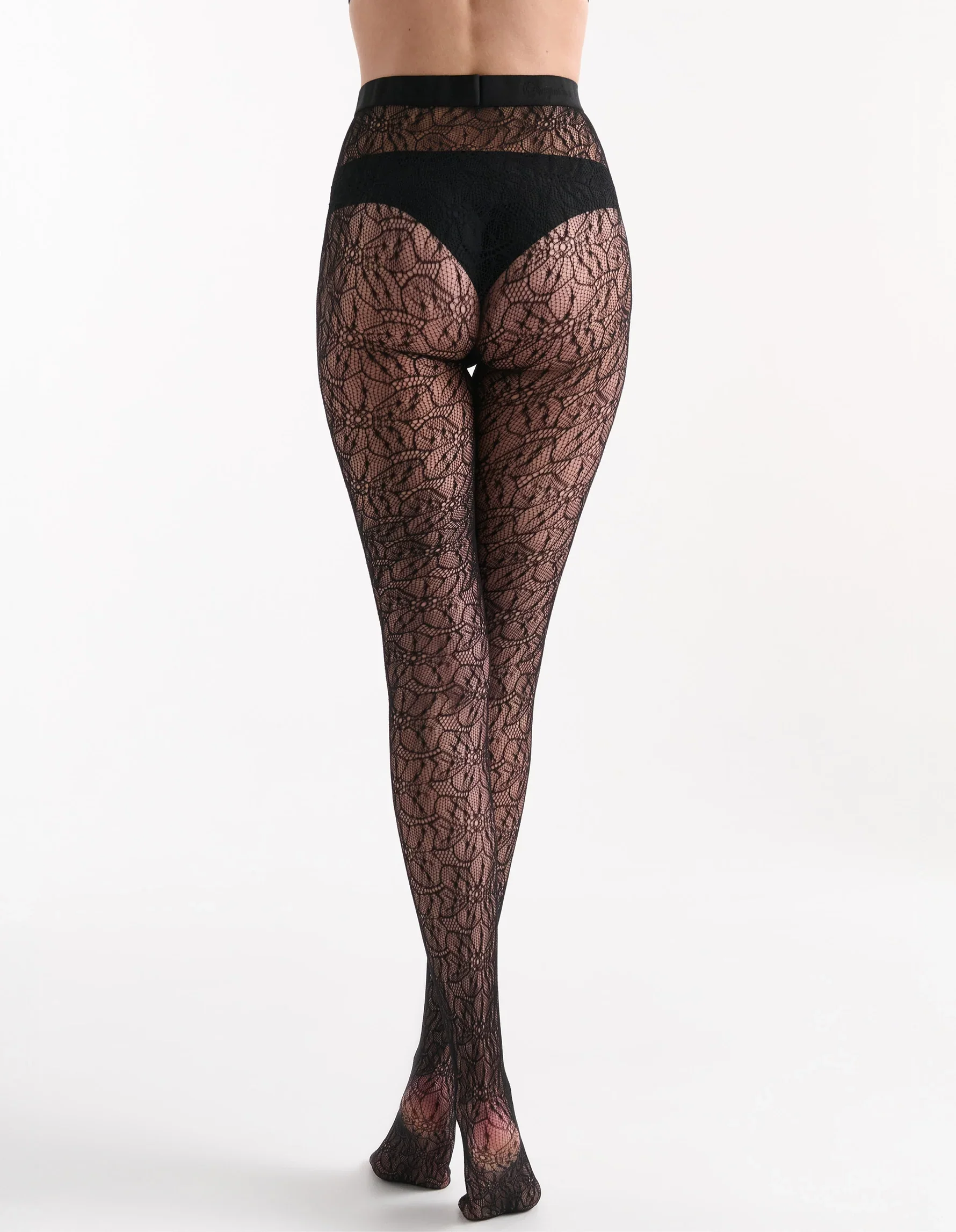 Aurora Floral Net Tights - Image 4