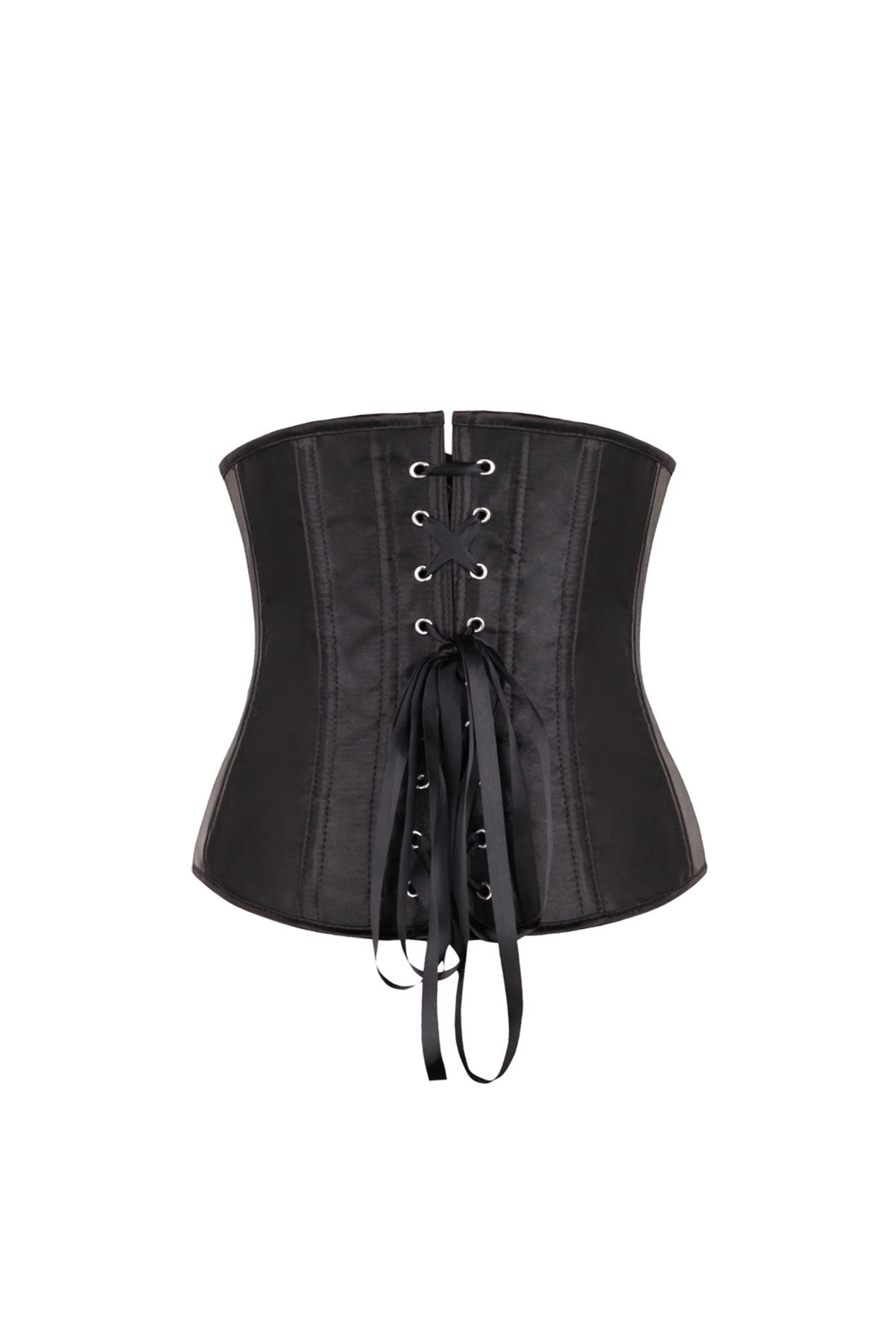 Black Satin Corset - Image 6