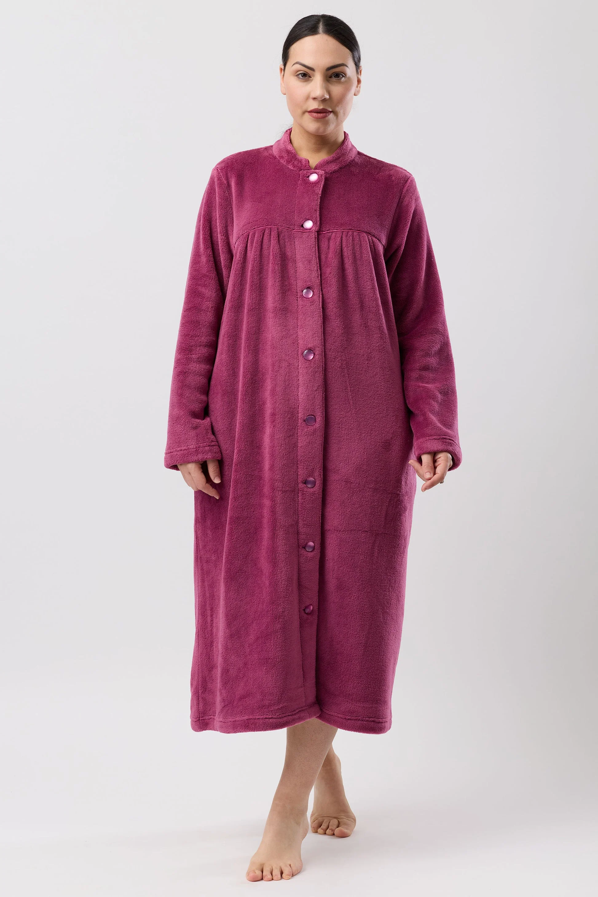 Button Gown Mid