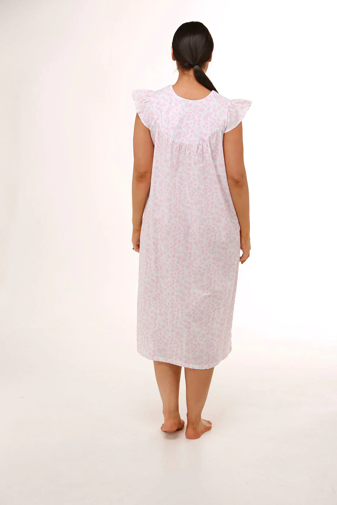 Cap Sleeve Fleur Nightie - Image 2