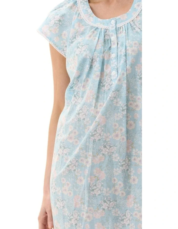 Cora Cap Sleeve Nightie - Image 3