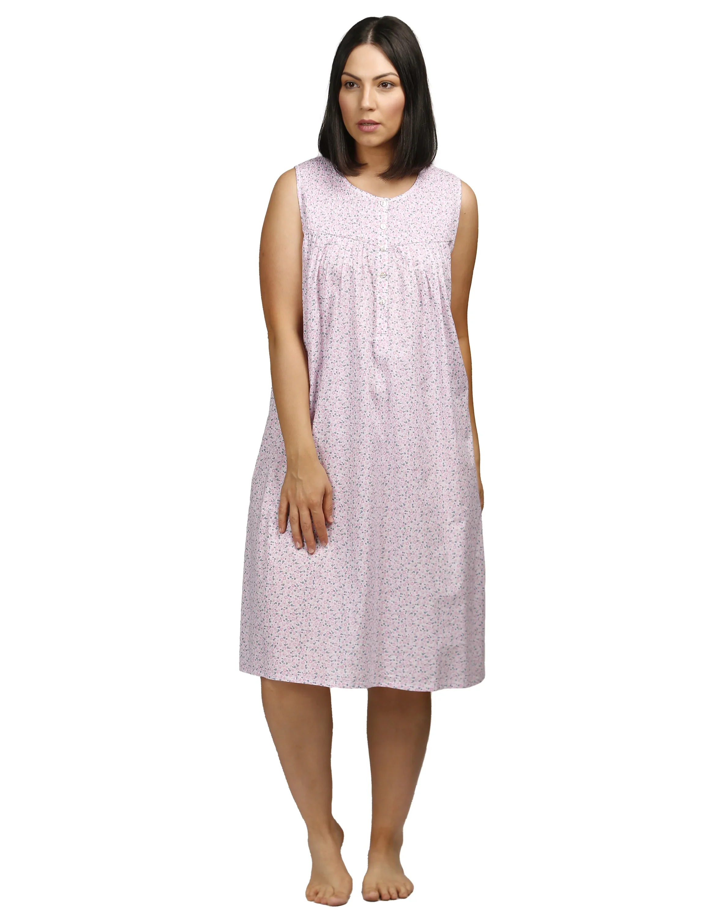 Ditsy Sleeveless Short Nightie - Image 4