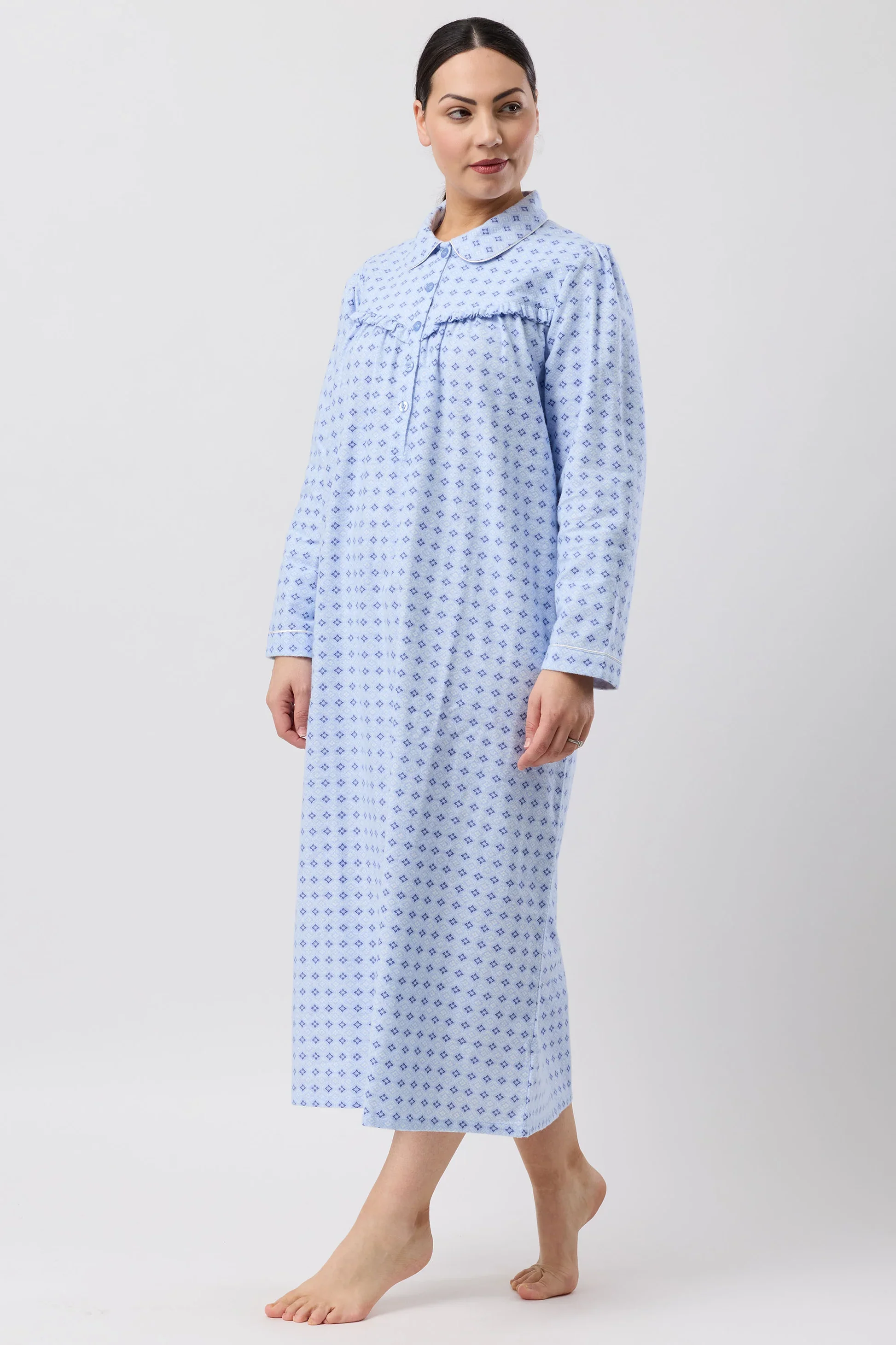 Fleur De Lys Collar Nightie - Image 3