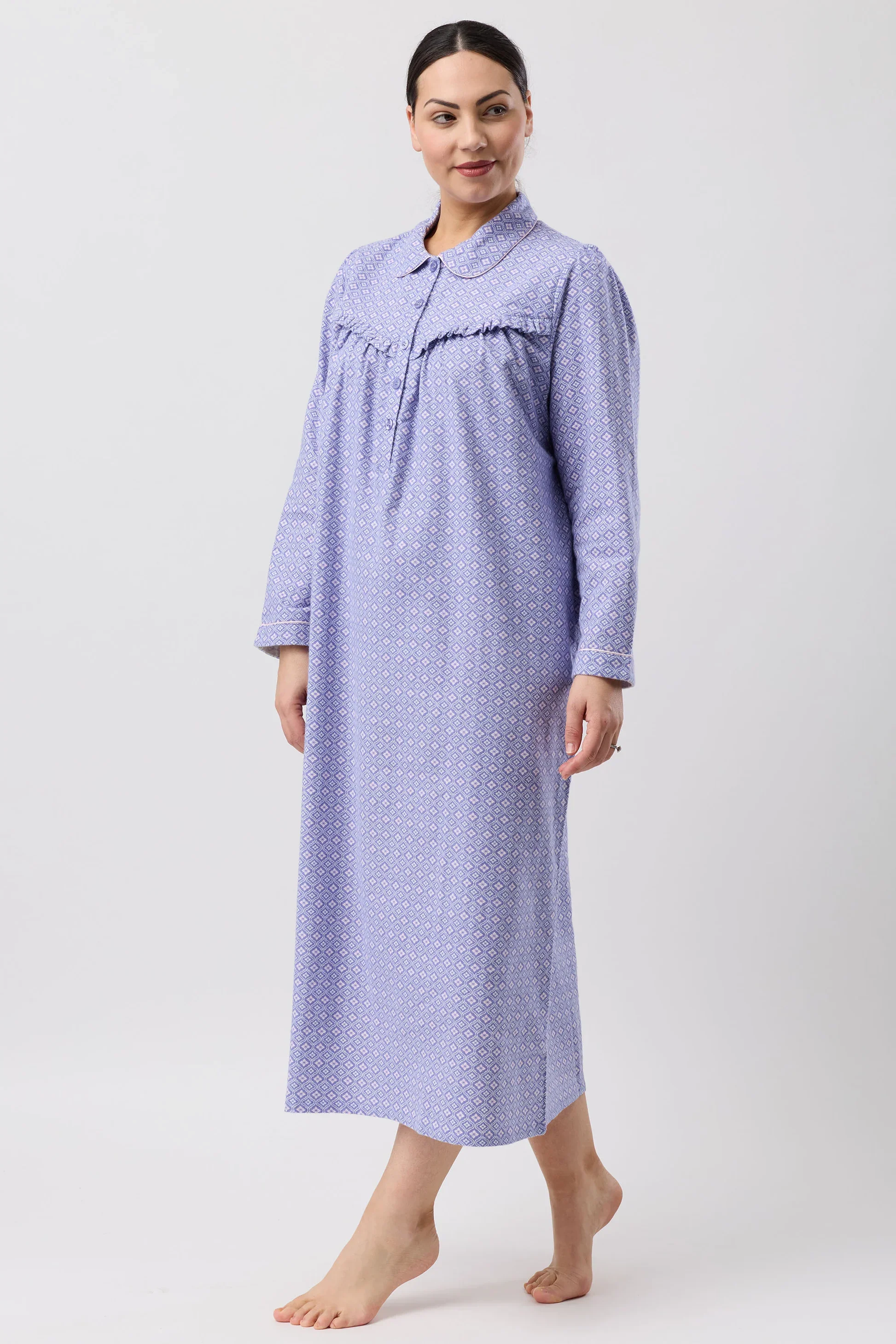 Fleur De Lys Collar Nightie - Image 6