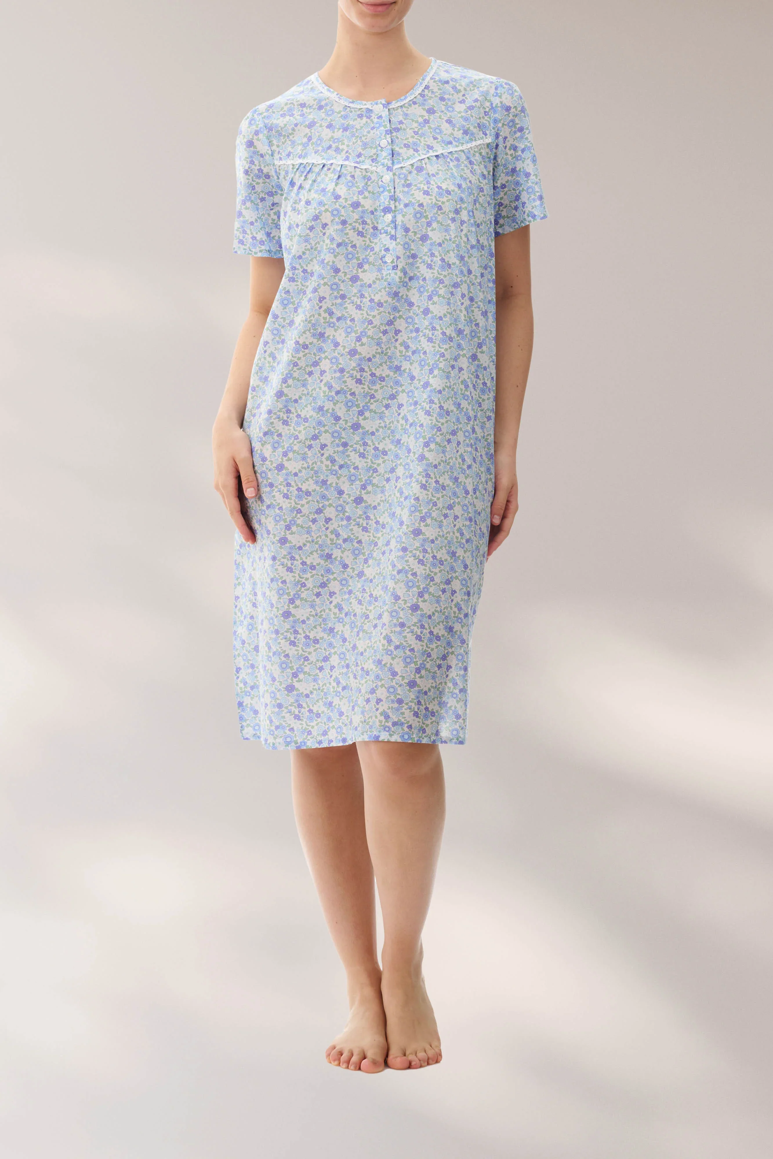 Flora Short Sleeve Nightie