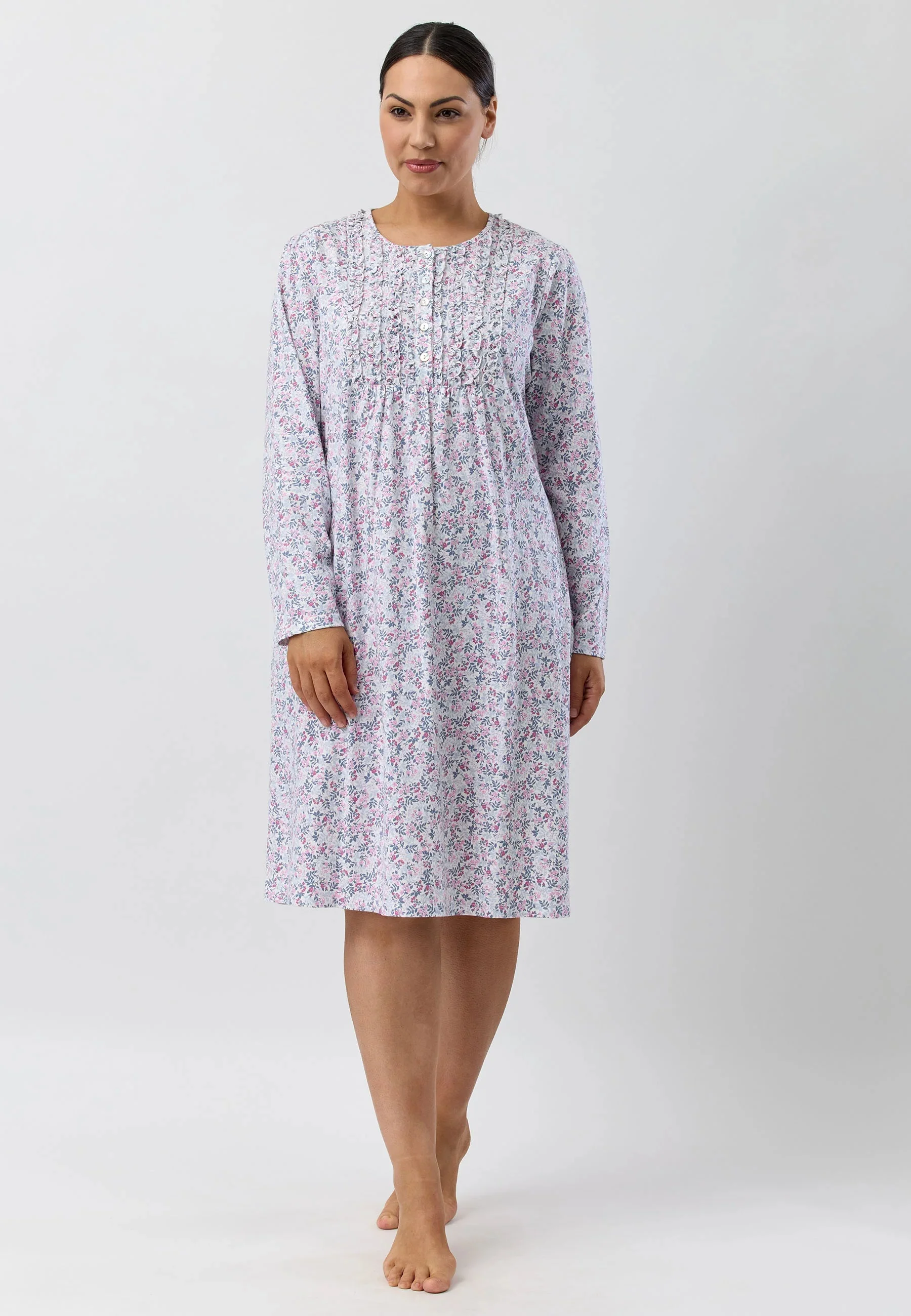 Flowerette Ruffle Nightie - Image 5