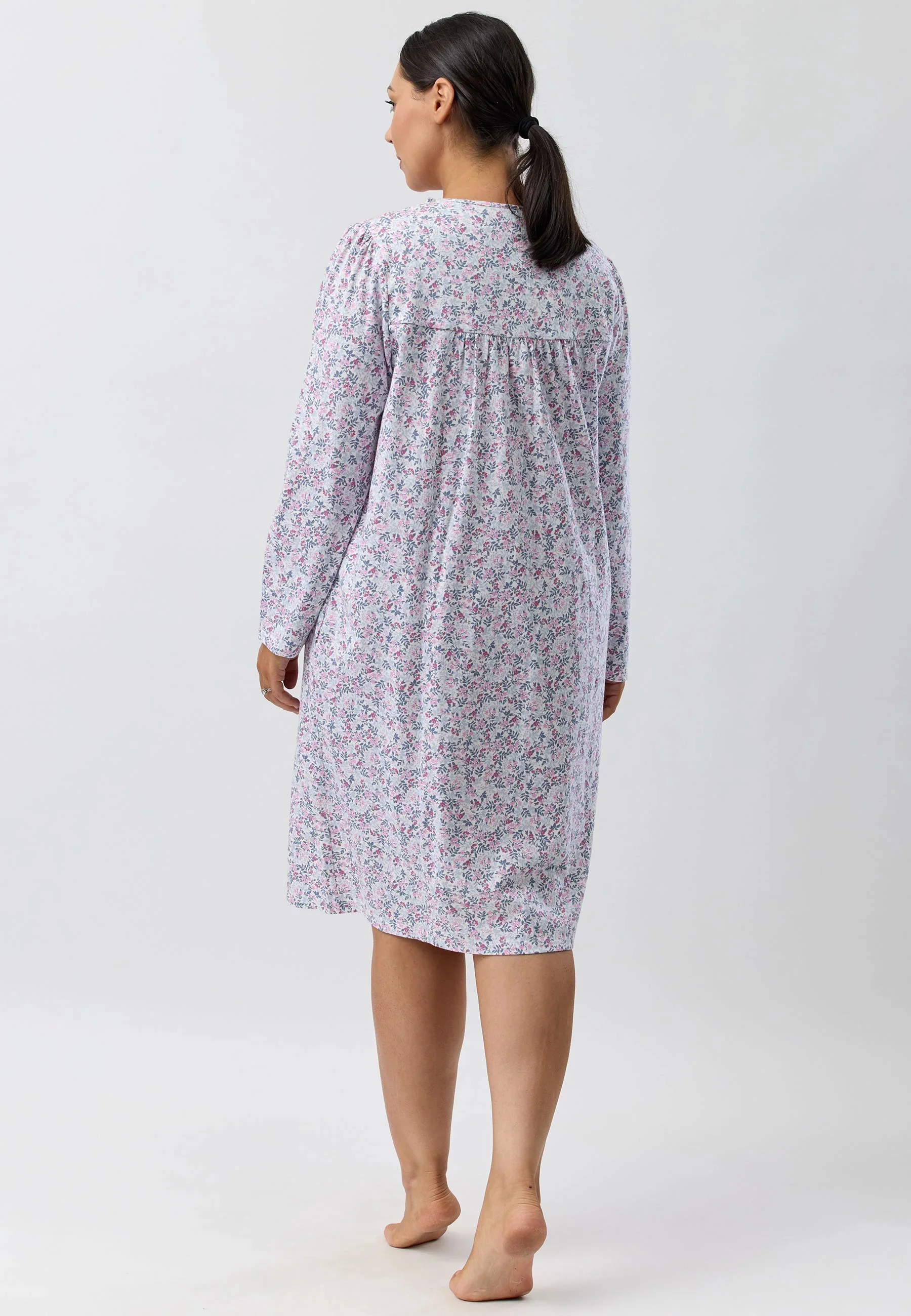Flowerette Ruffle Nightie - Image 8