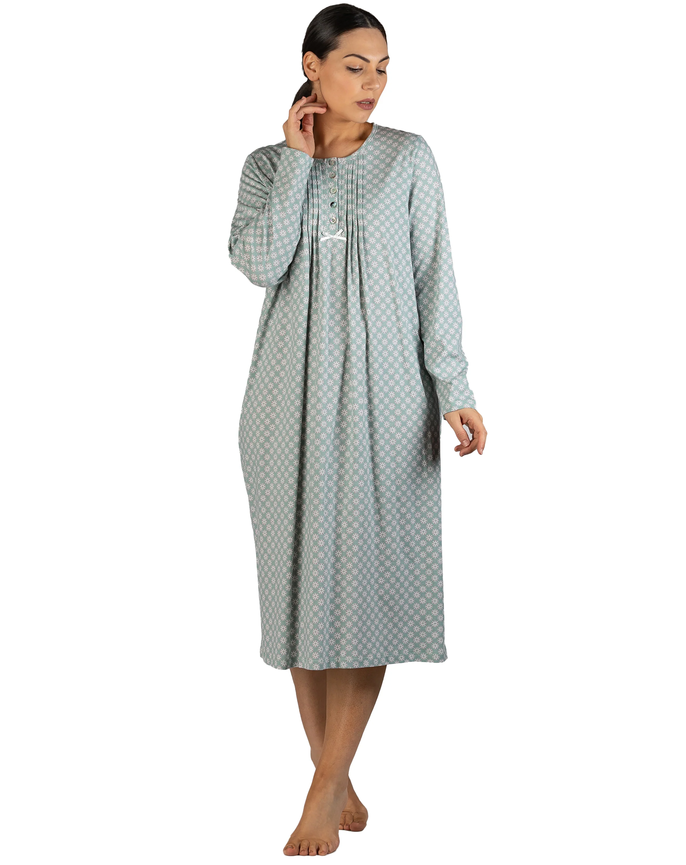 Geo Pleated Nightie - Image 2