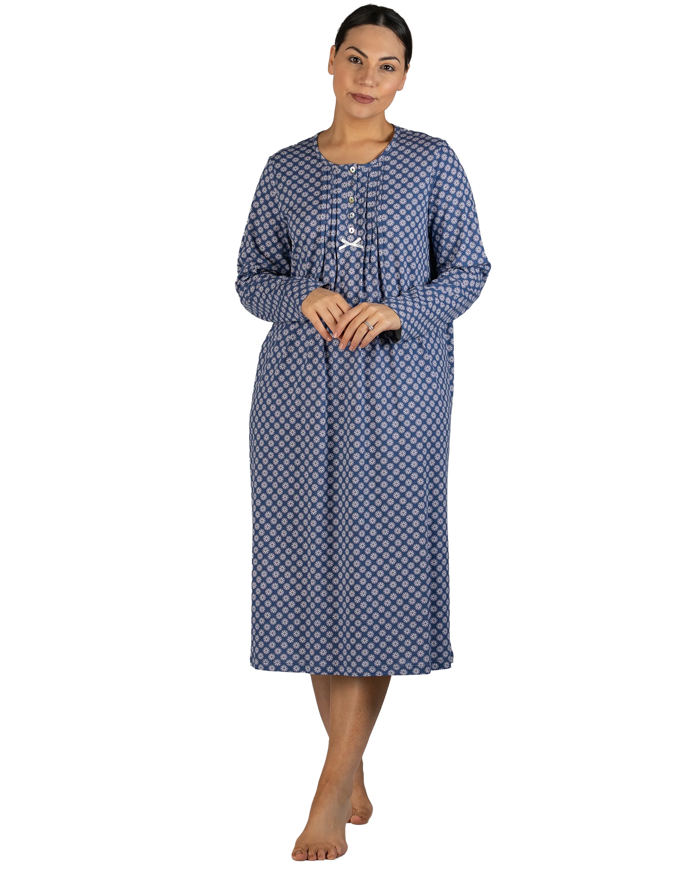 Geo Pleated Nightie - Image 5