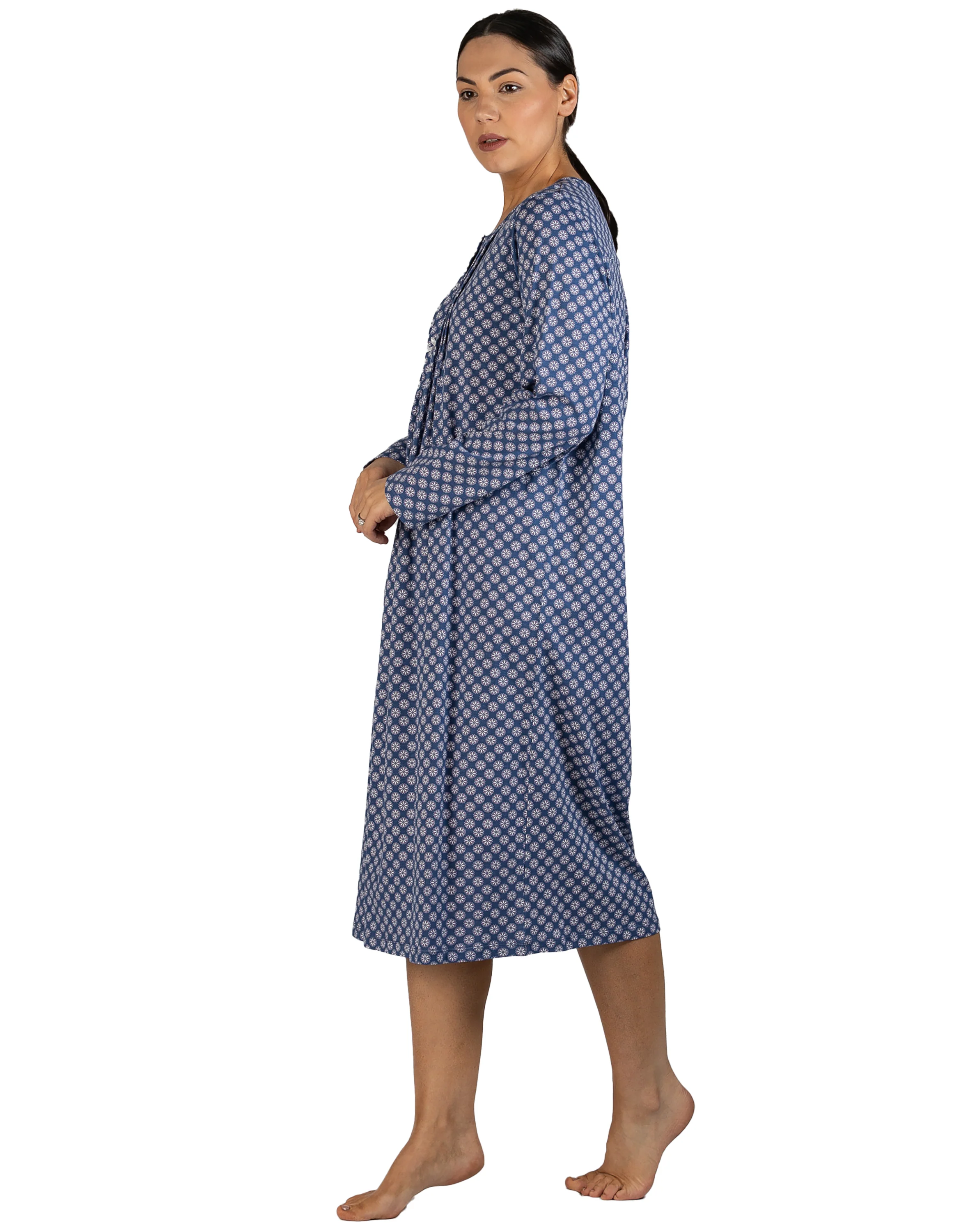 Geo Pleated Nightie - Image 7