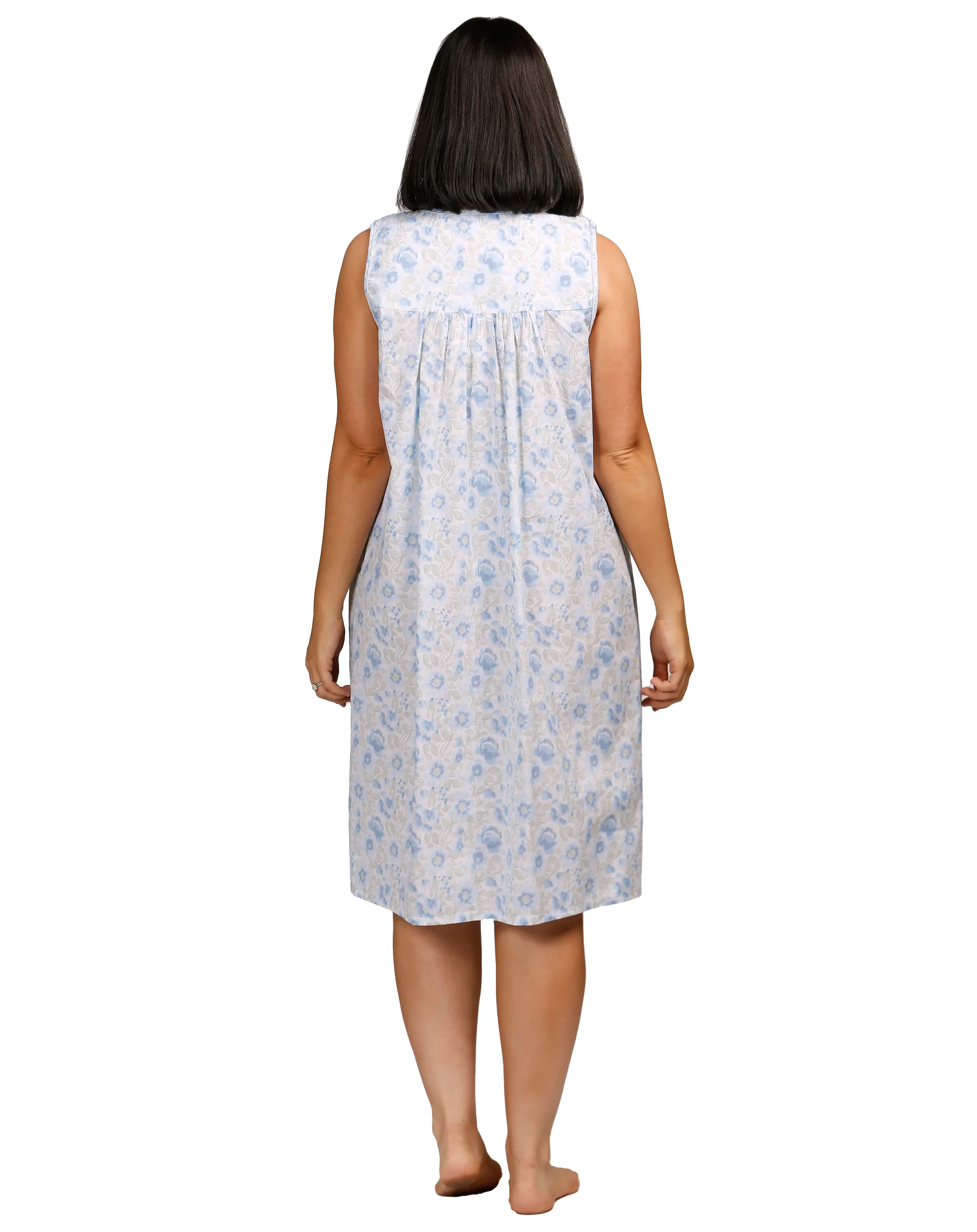 Hibiscus Sleeveless Nightie - Image 2