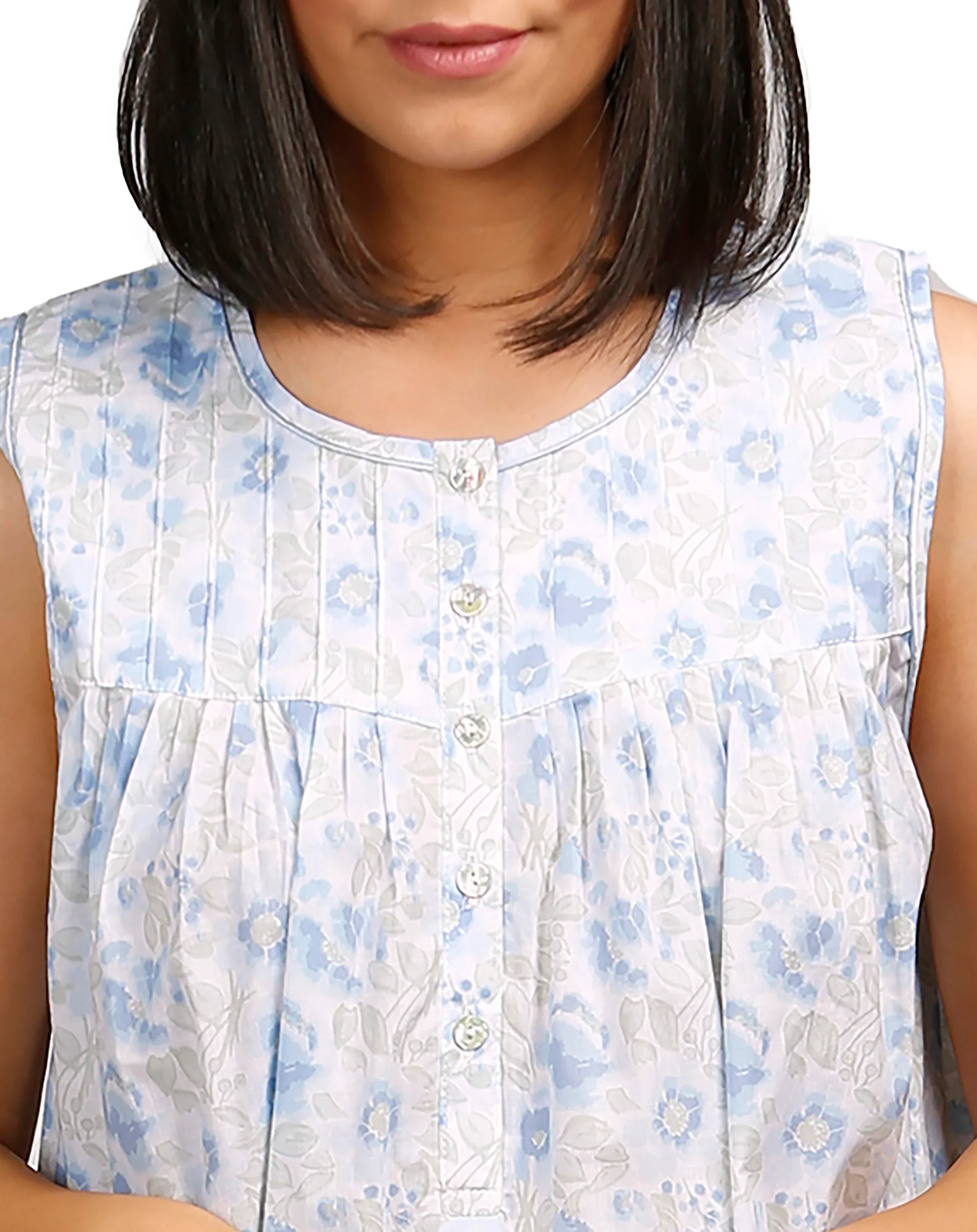 Hibiscus Sleeveless Nightie - Image 3