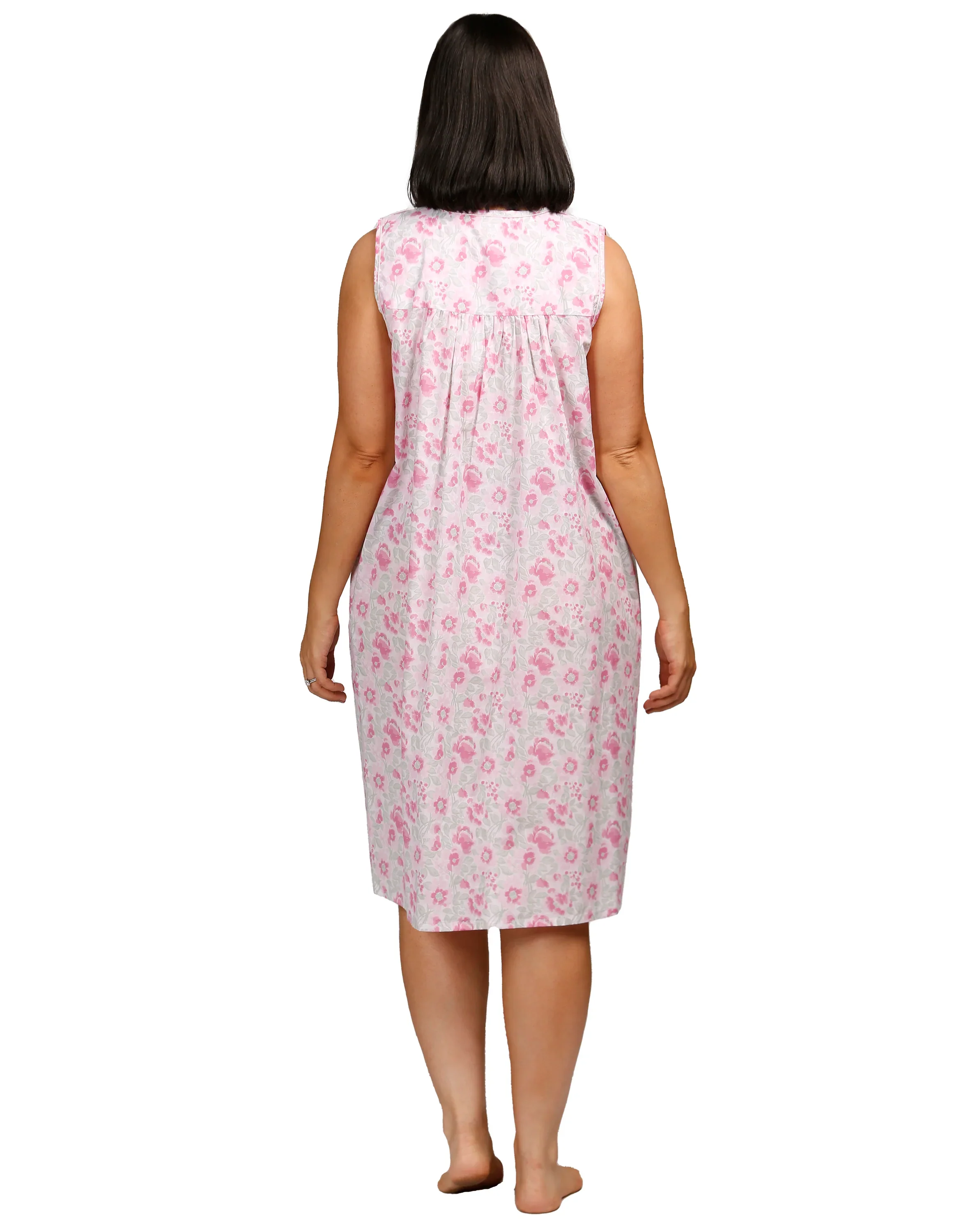 Hibiscus Sleeveless Nightie - Image 5