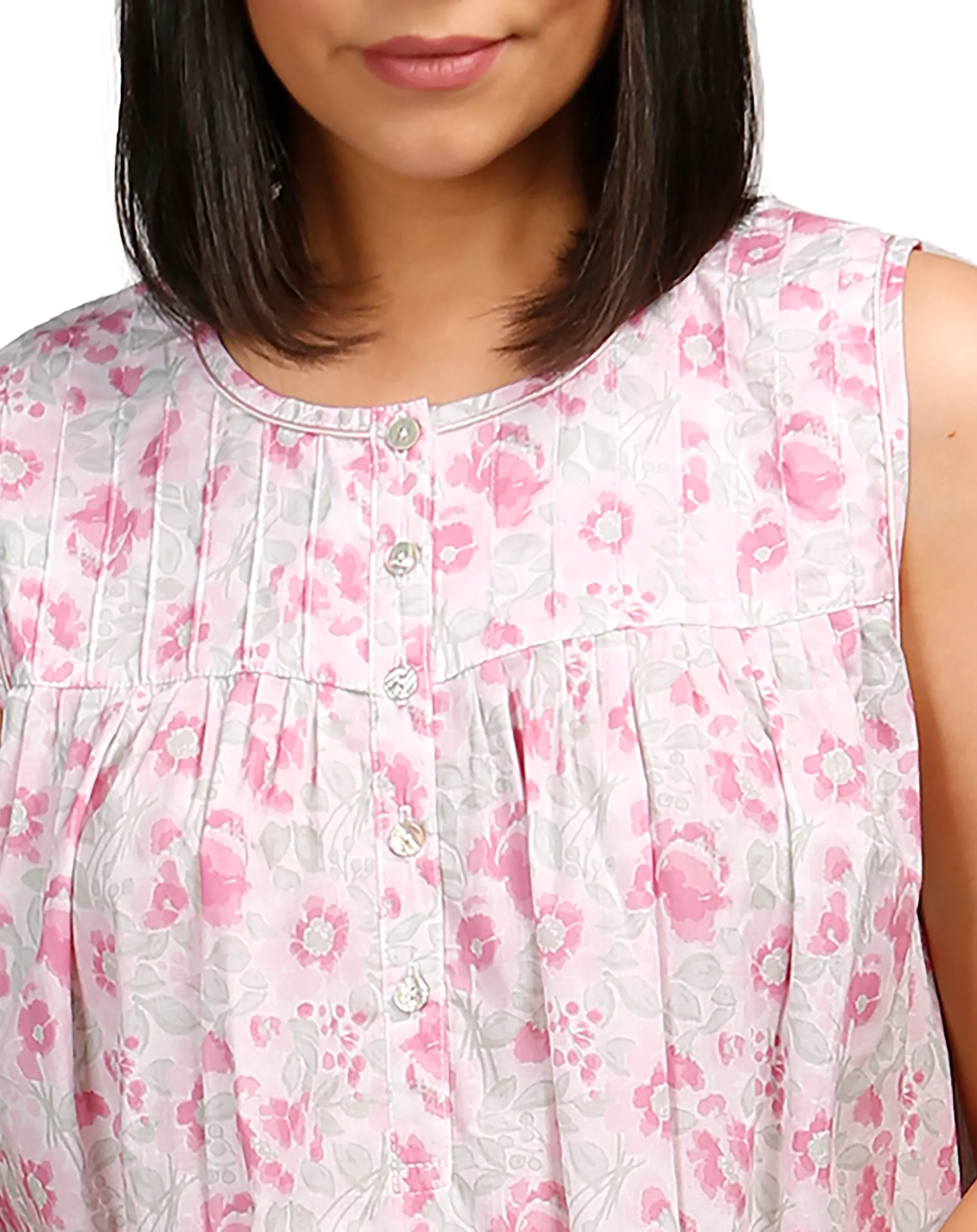 Hibiscus Sleeveless Nightie - Image 6