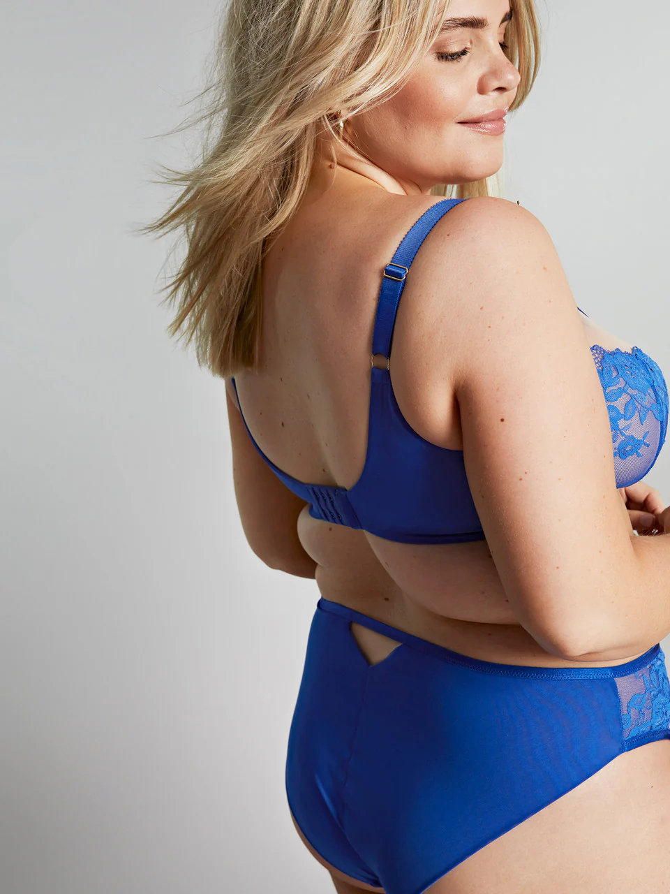 Josephine Cobalt High Leg Brief - Image 4