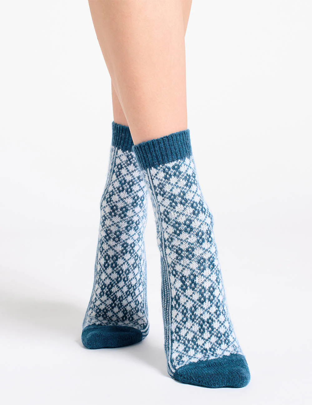 Leona Diamond Crew Sock - Image 2
