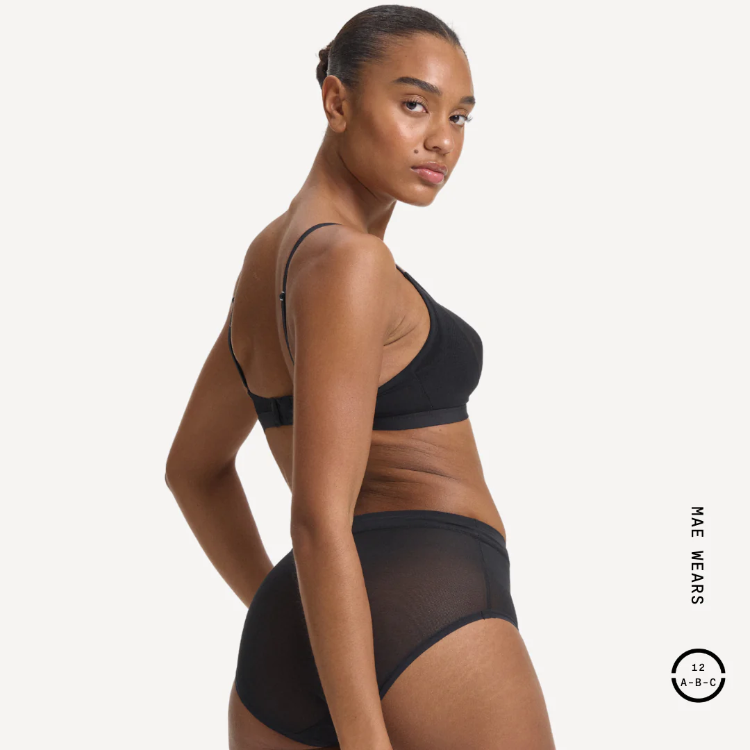 Mesh Comfort Wirefree Bralette - Image 3
