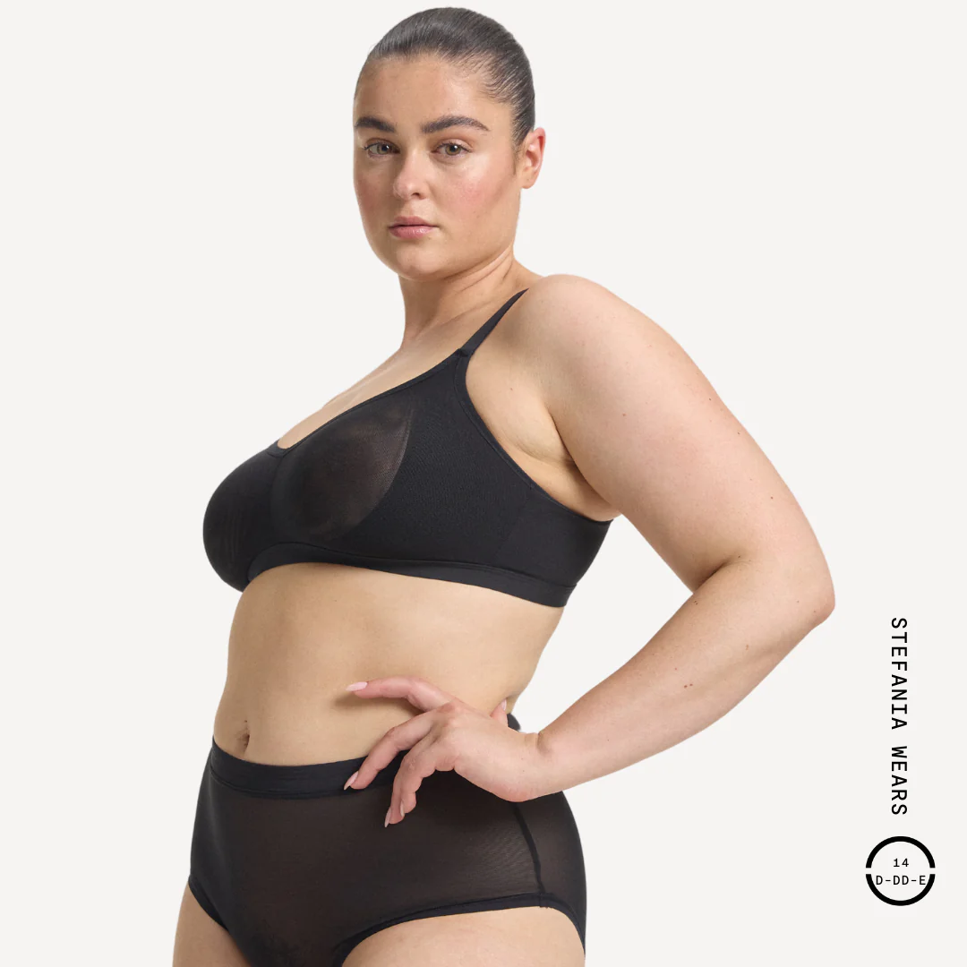 Mesh Comfort Wirefree Bralette - Image 5