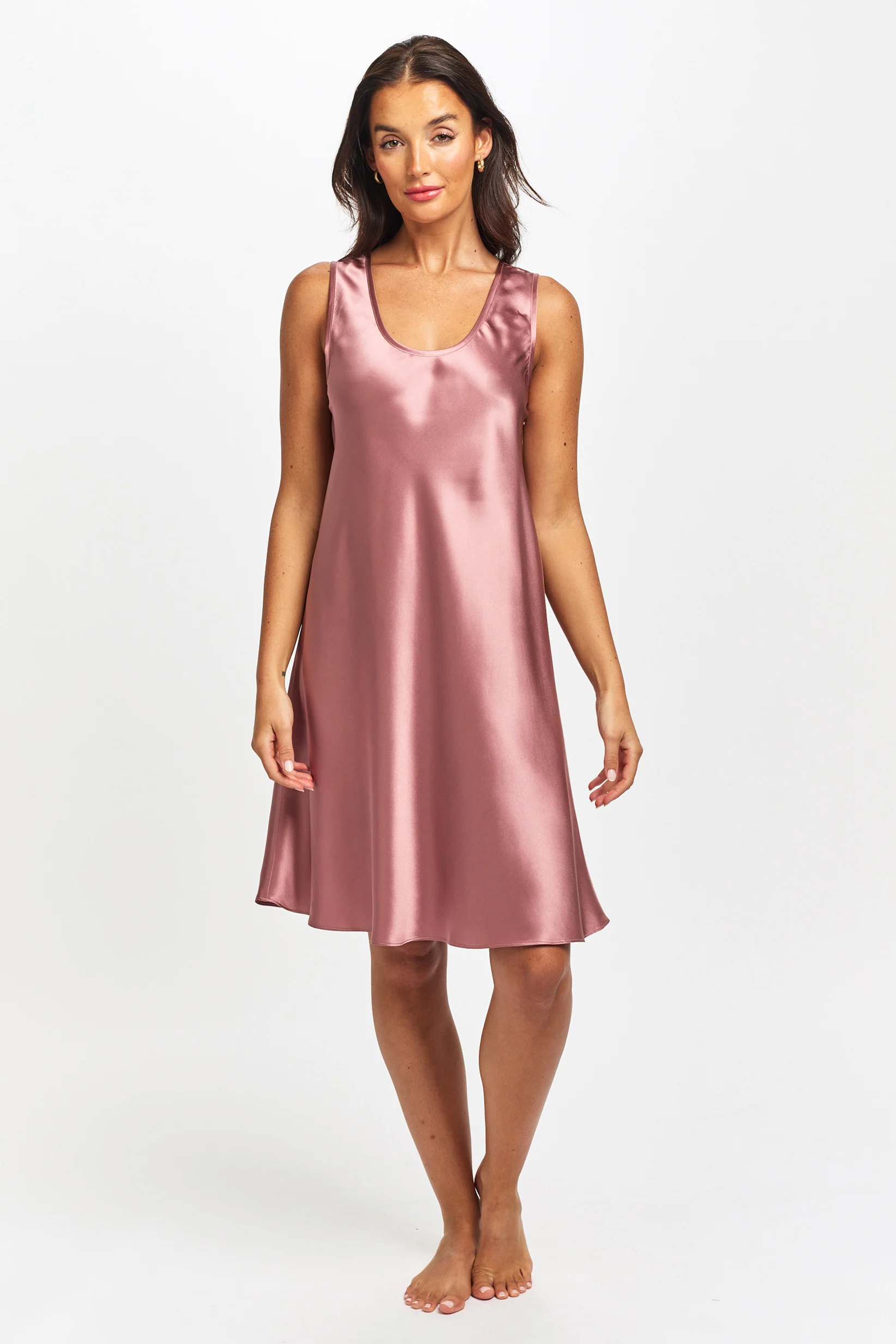 Mono Silk Short Nightie - Image 3