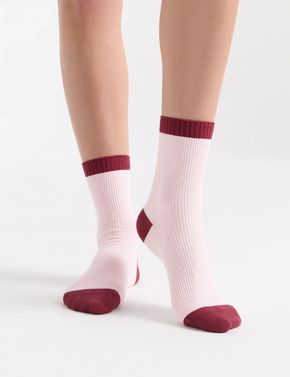 Organic Cotton Rib Crew Sock