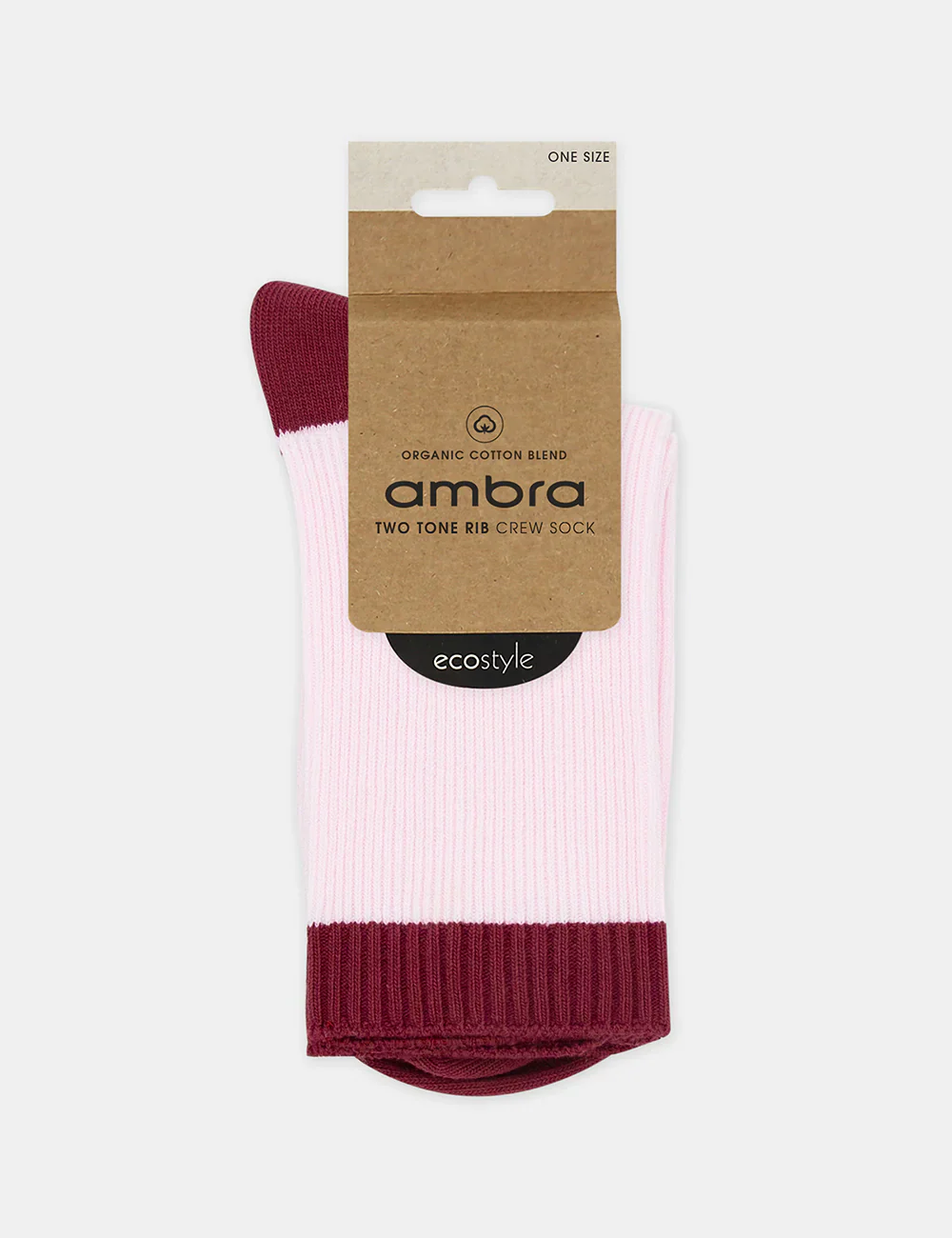 Organic Cotton Rib Crew Sock - Image 5