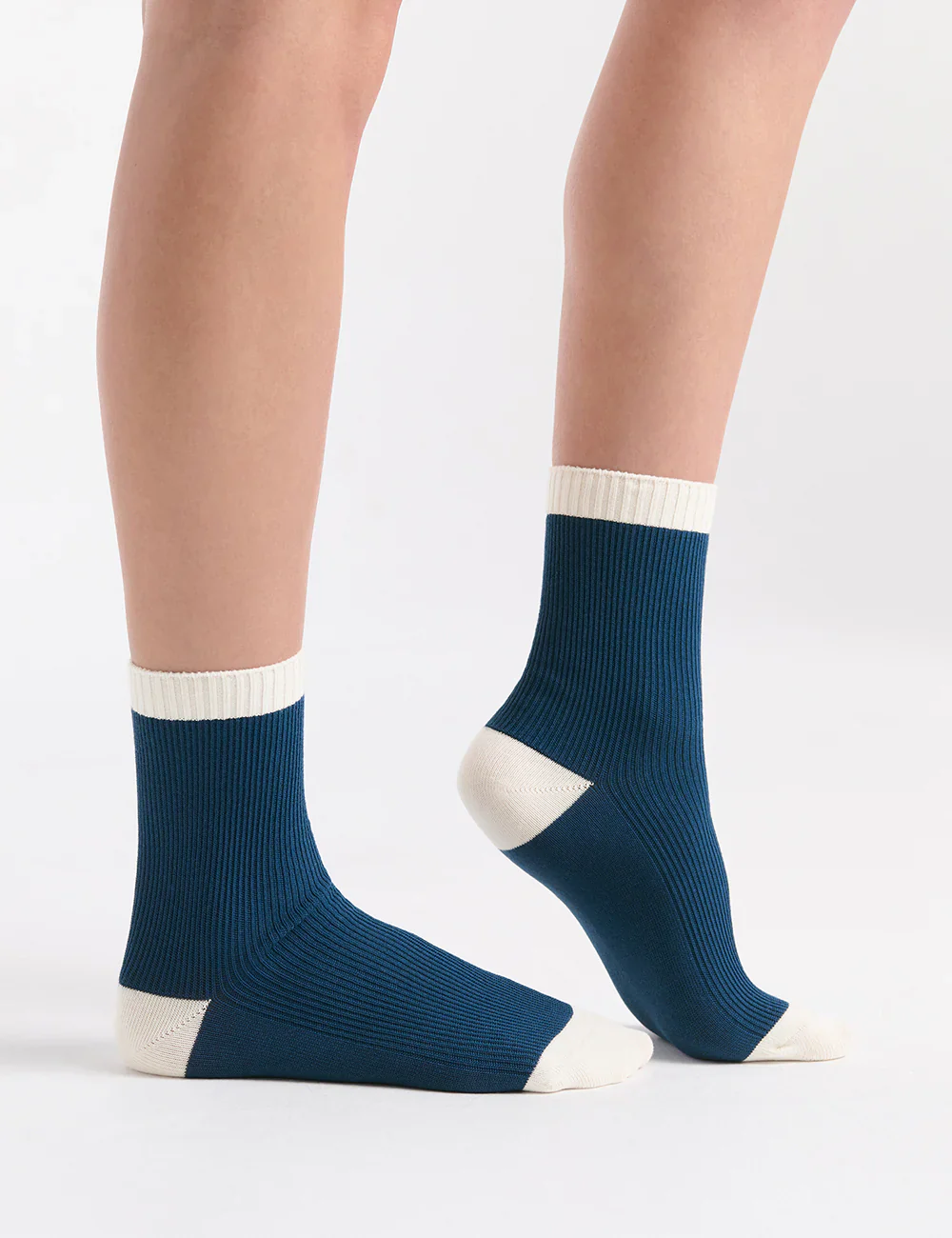 Organic Cotton Rib Crew Sock - Image 6