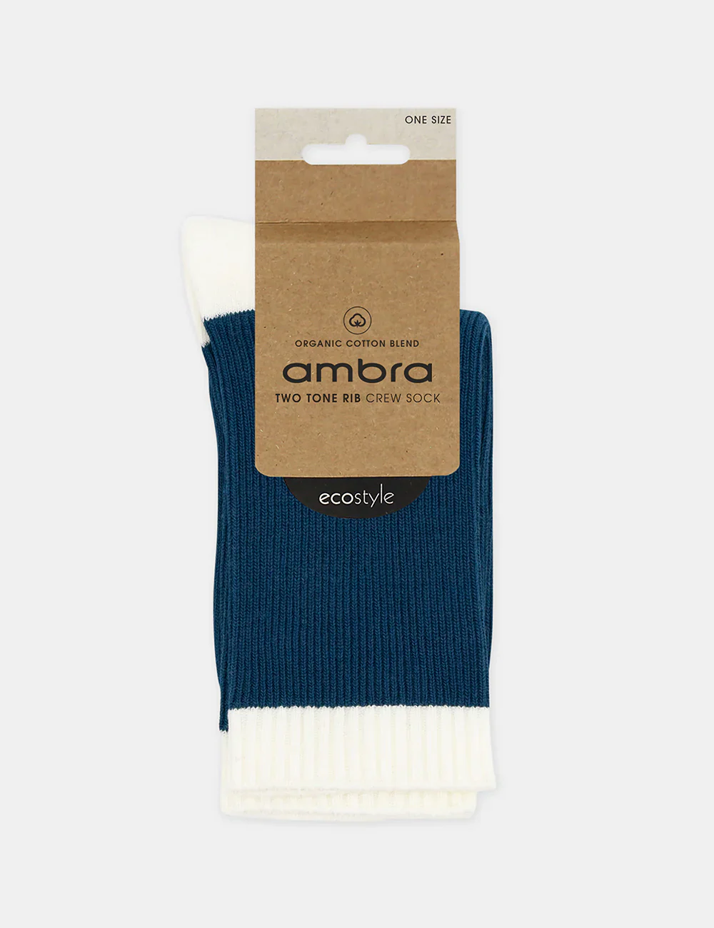 Organic Cotton Rib Crew Sock - Image 8