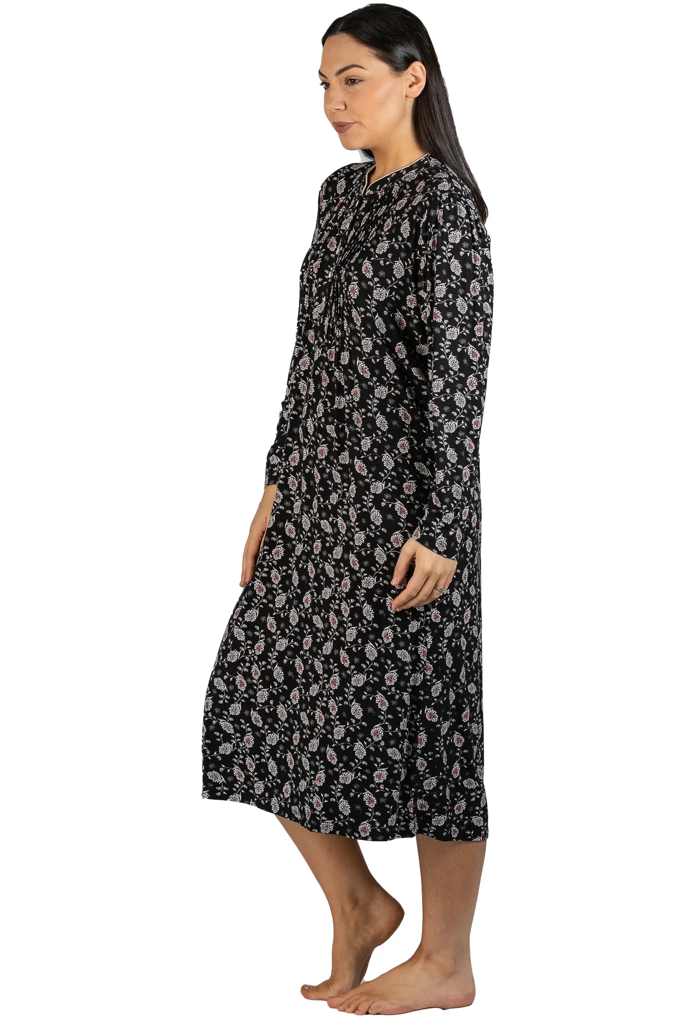 Paisley Mandarin Nightie - Image 2