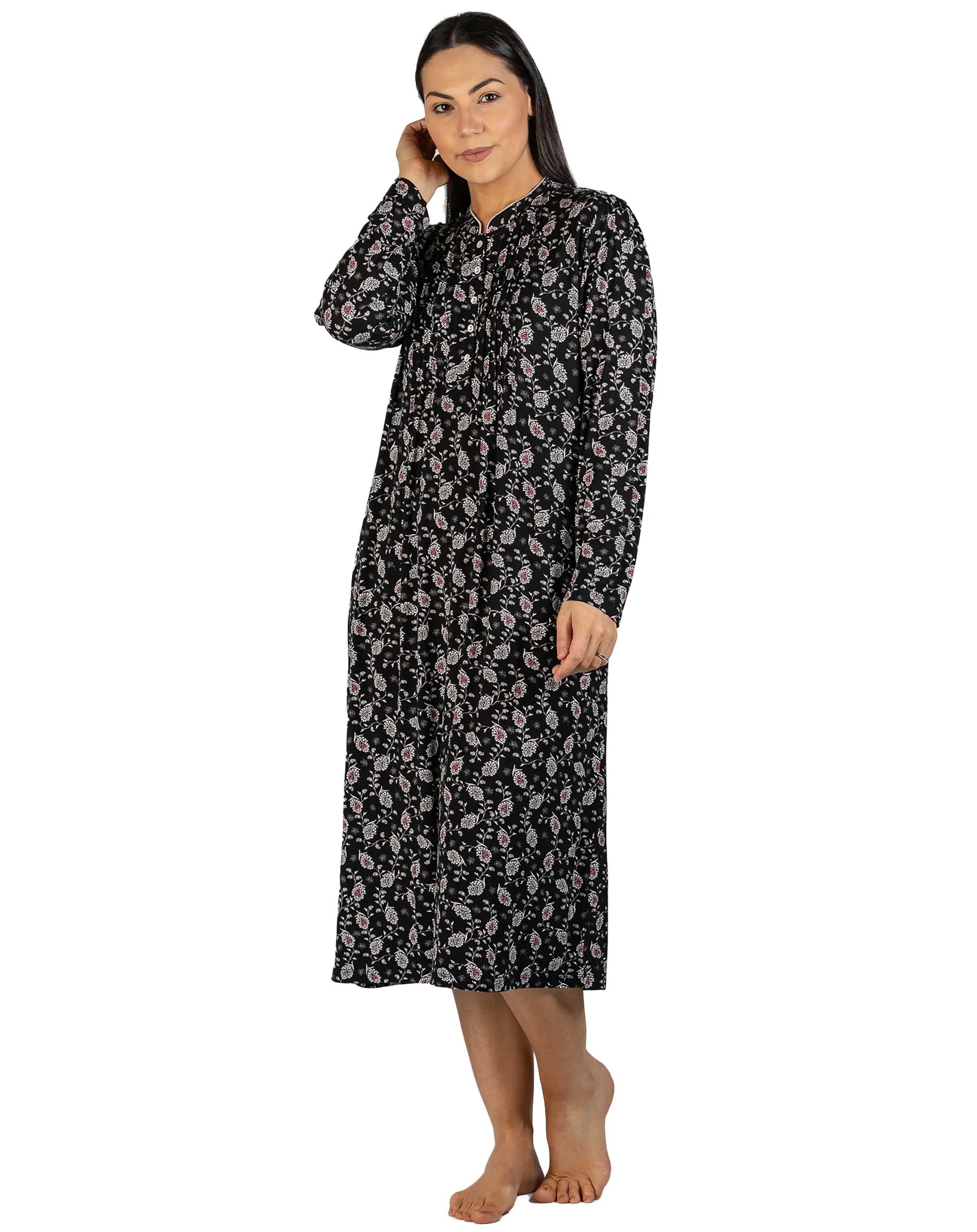 Paisley Mandarin Nightie - Image 3