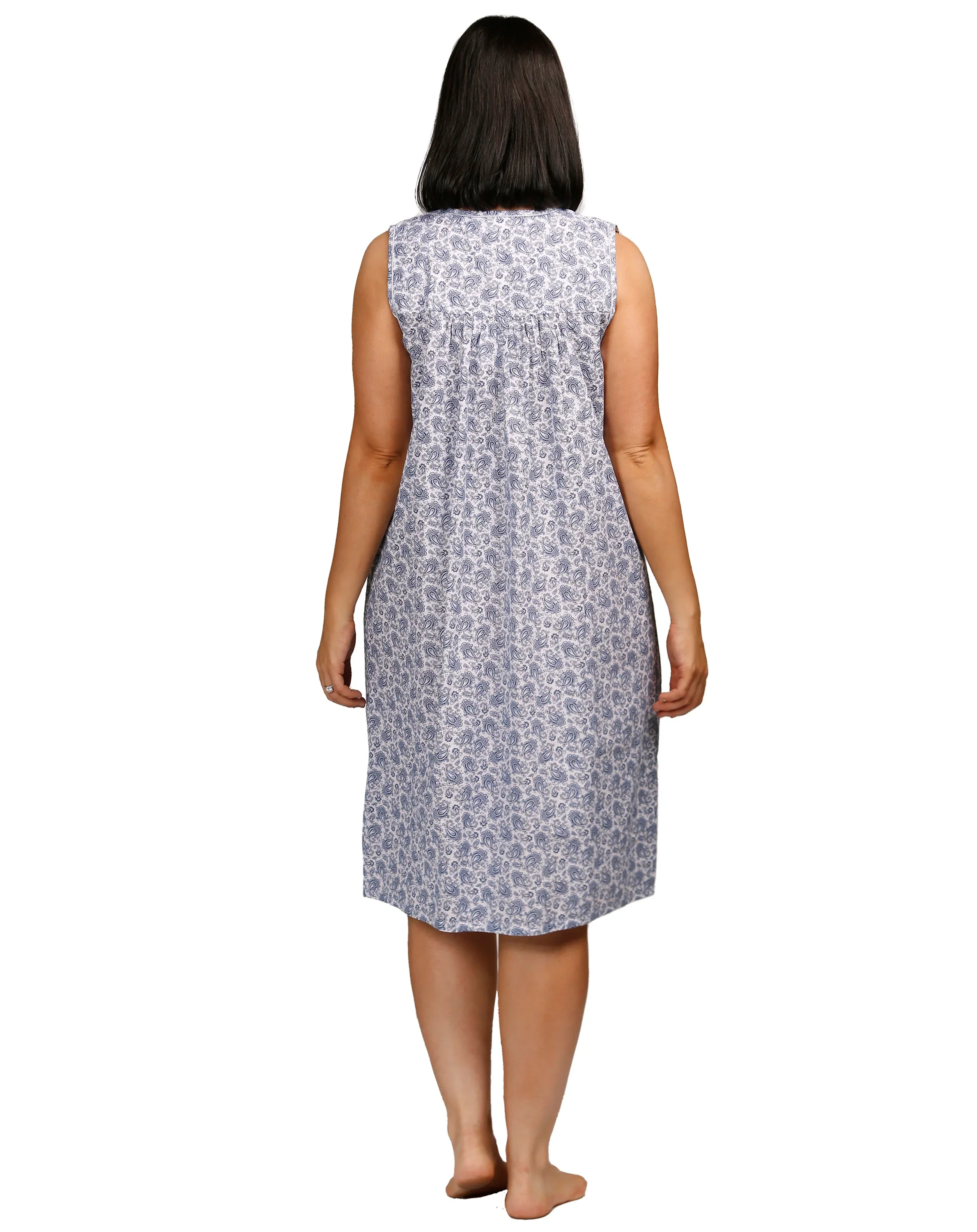 Paisley Sleeveless Nightie - Image 2