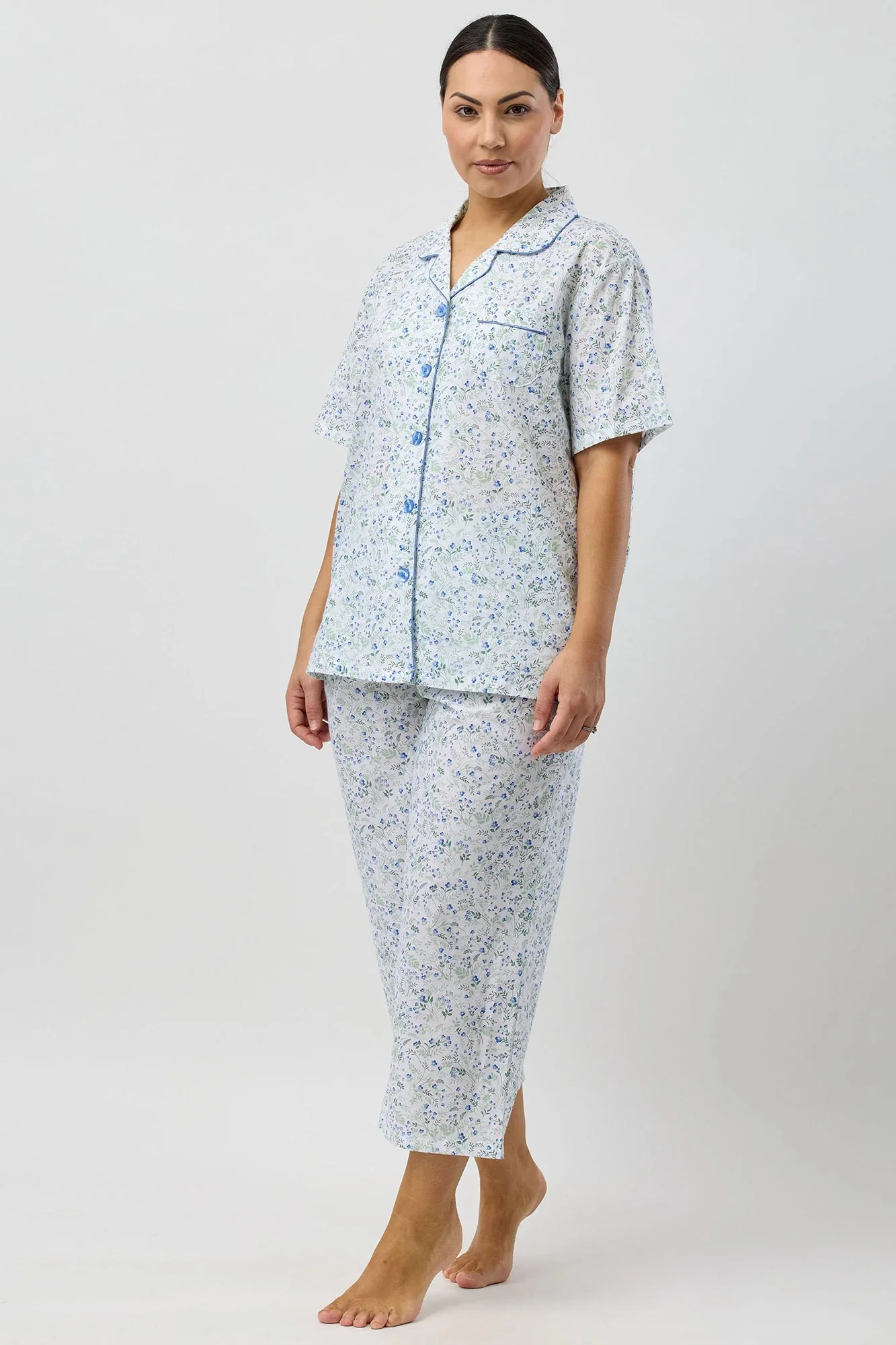 Pansies 7/8 Pyjama Set - Image 7