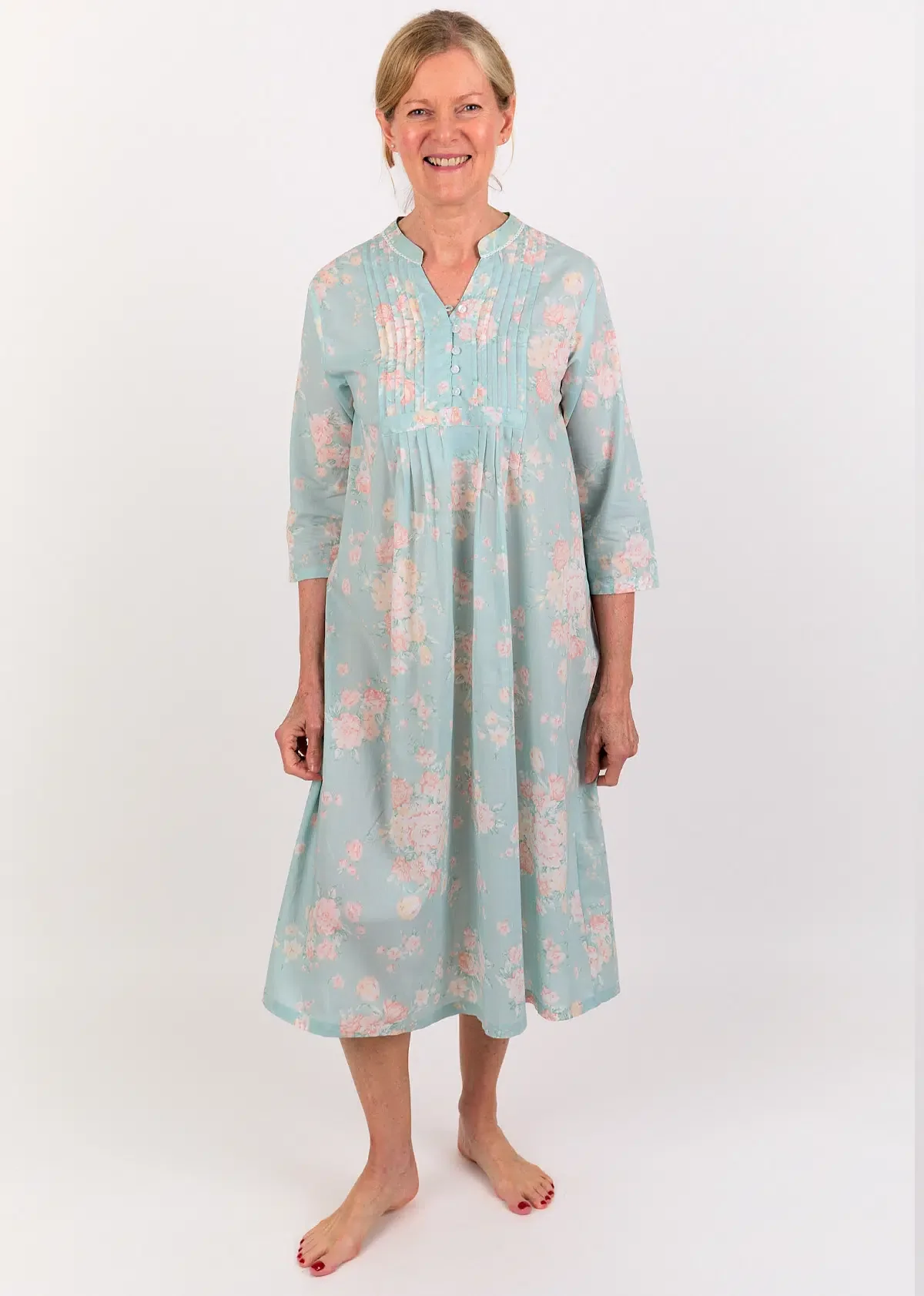 Peony 3/4 Sleeve Nightie - Image 2