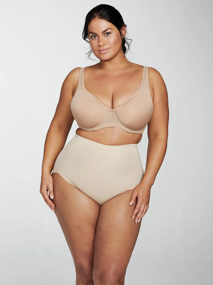 Plus Size Hi-Waist Shaping Brief - Image 4