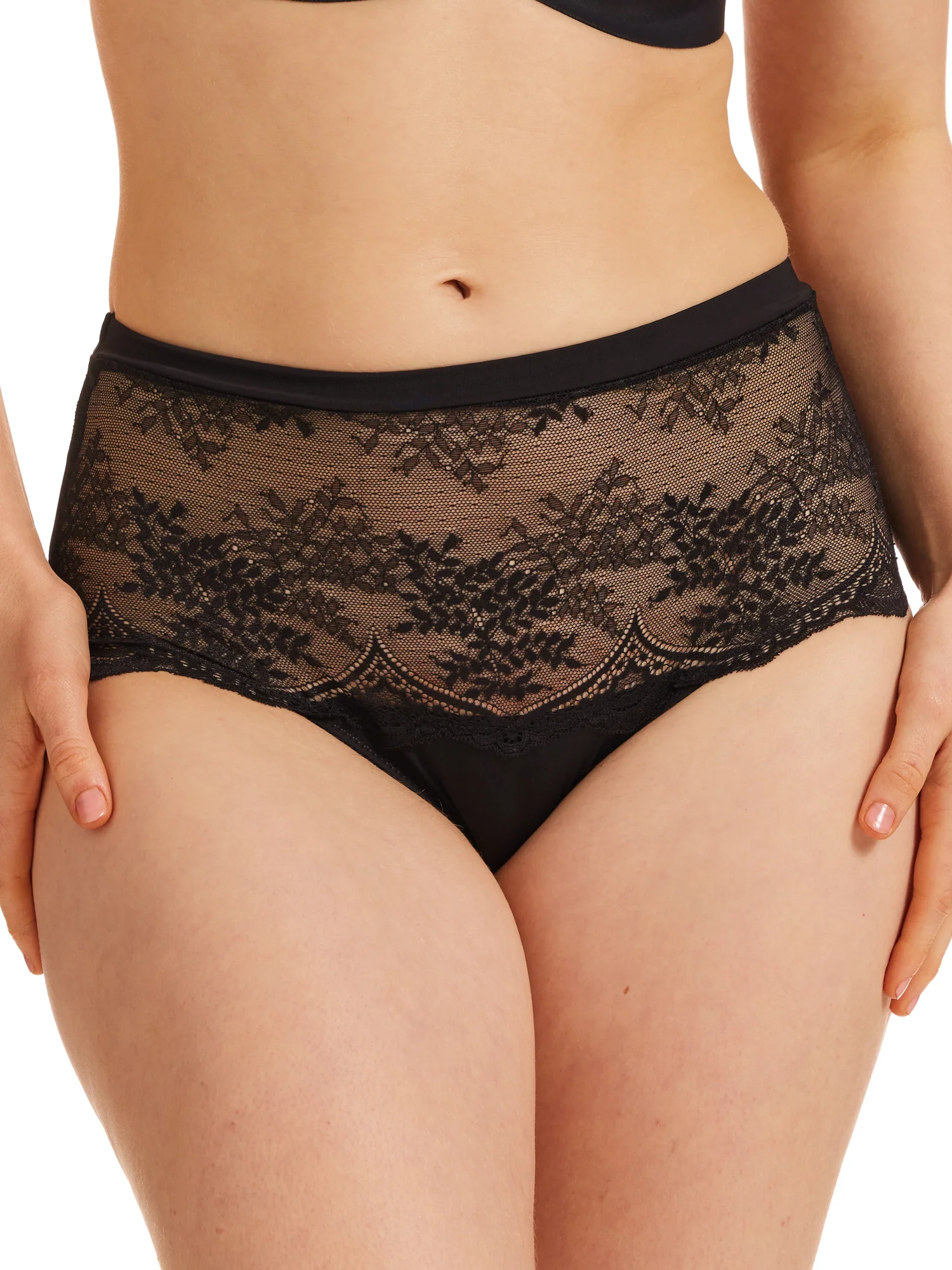 Recycled Microfibre Lace Full Brief - Image 6