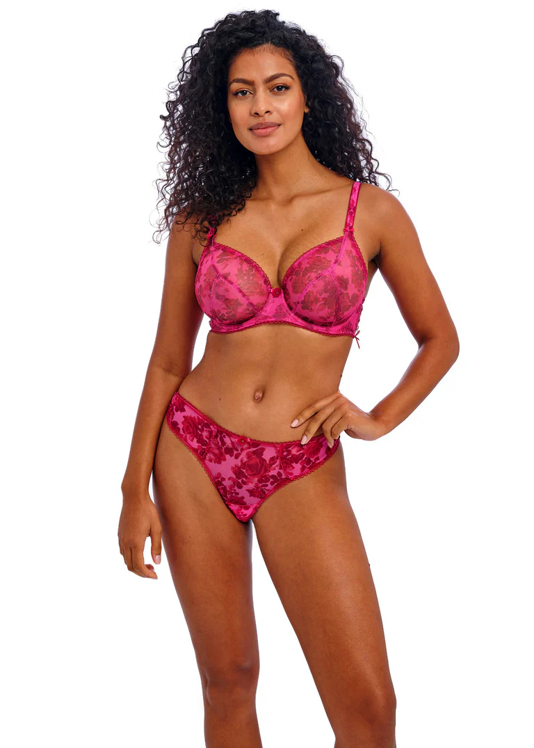 Rose Blossom Plunge Bra - Image 8