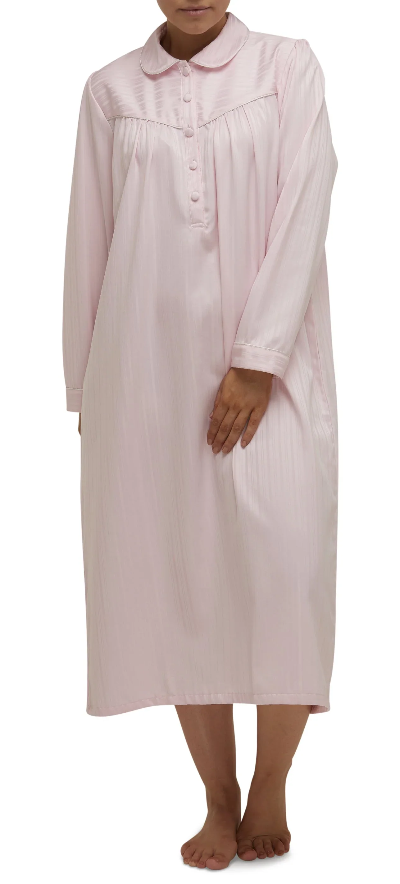 Sateen Collared Nightie