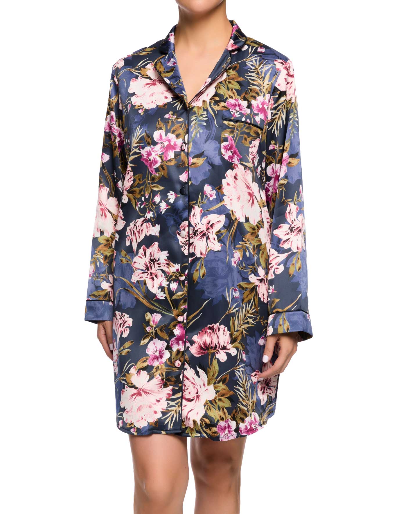 Sienna Satin Nightshirt - Image 3