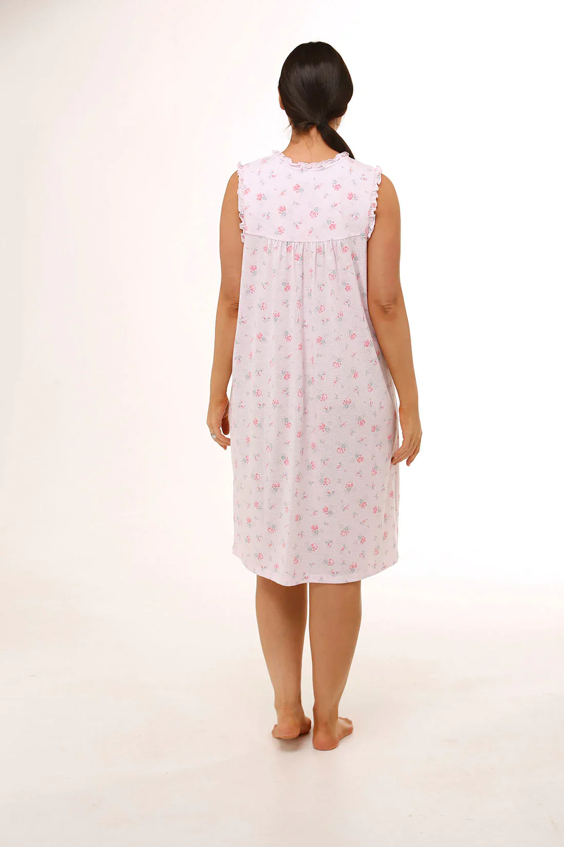 Sleeveless Carnation Nightie - Image 4