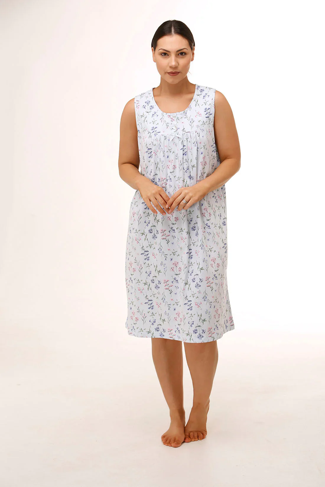 Sleeveless Meadow Nightie - Image 3