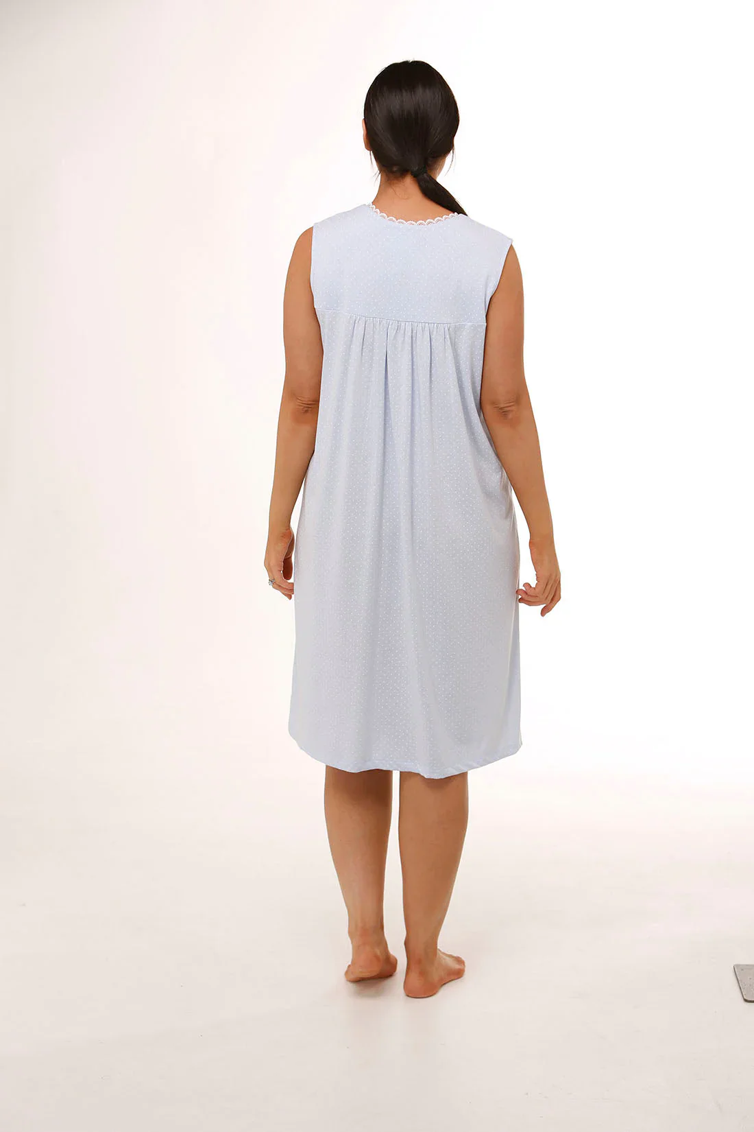 Sleeveless Polkadot Nightie - Image 2