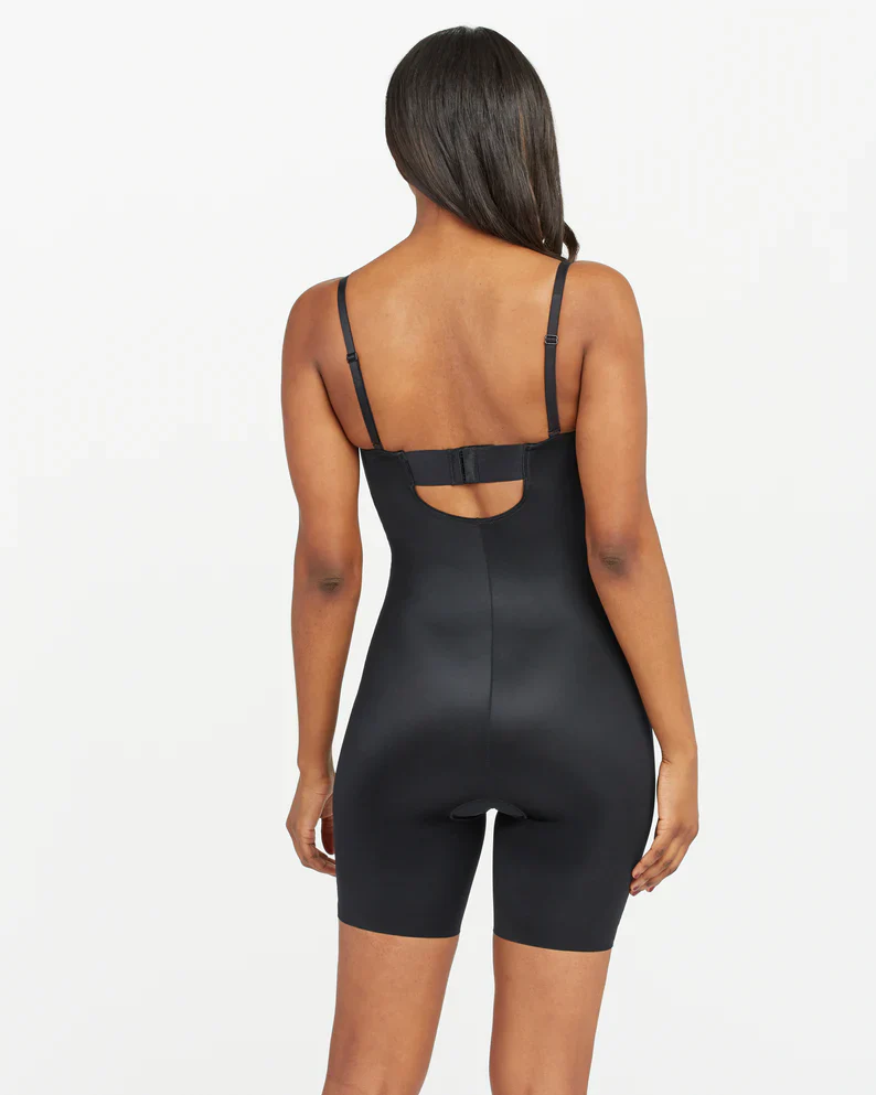 Strapless Cupped Mid-Thigh Bodysuit - Image 8