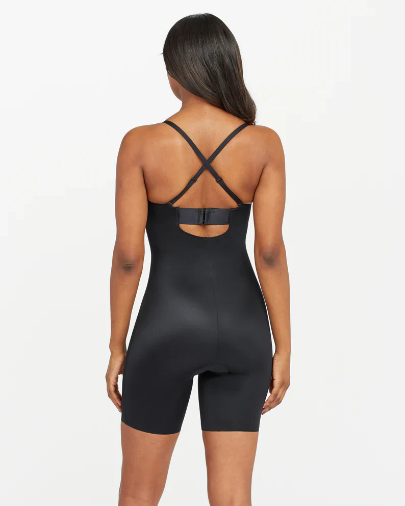 Strapless Cupped Mid-Thigh Bodysuit - Image 9