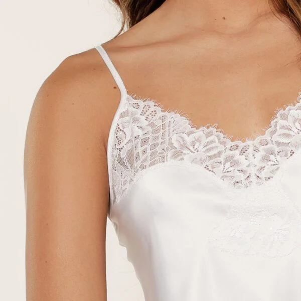 White Spaghetti Lace Top - Image 4