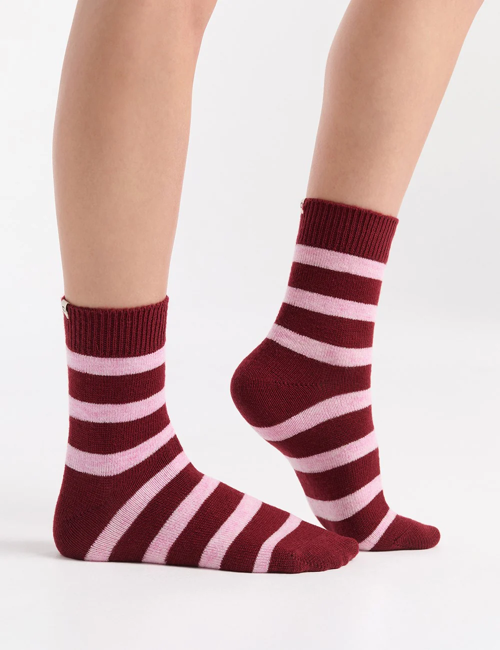 Winter Stripe Crew Sock - Image 2