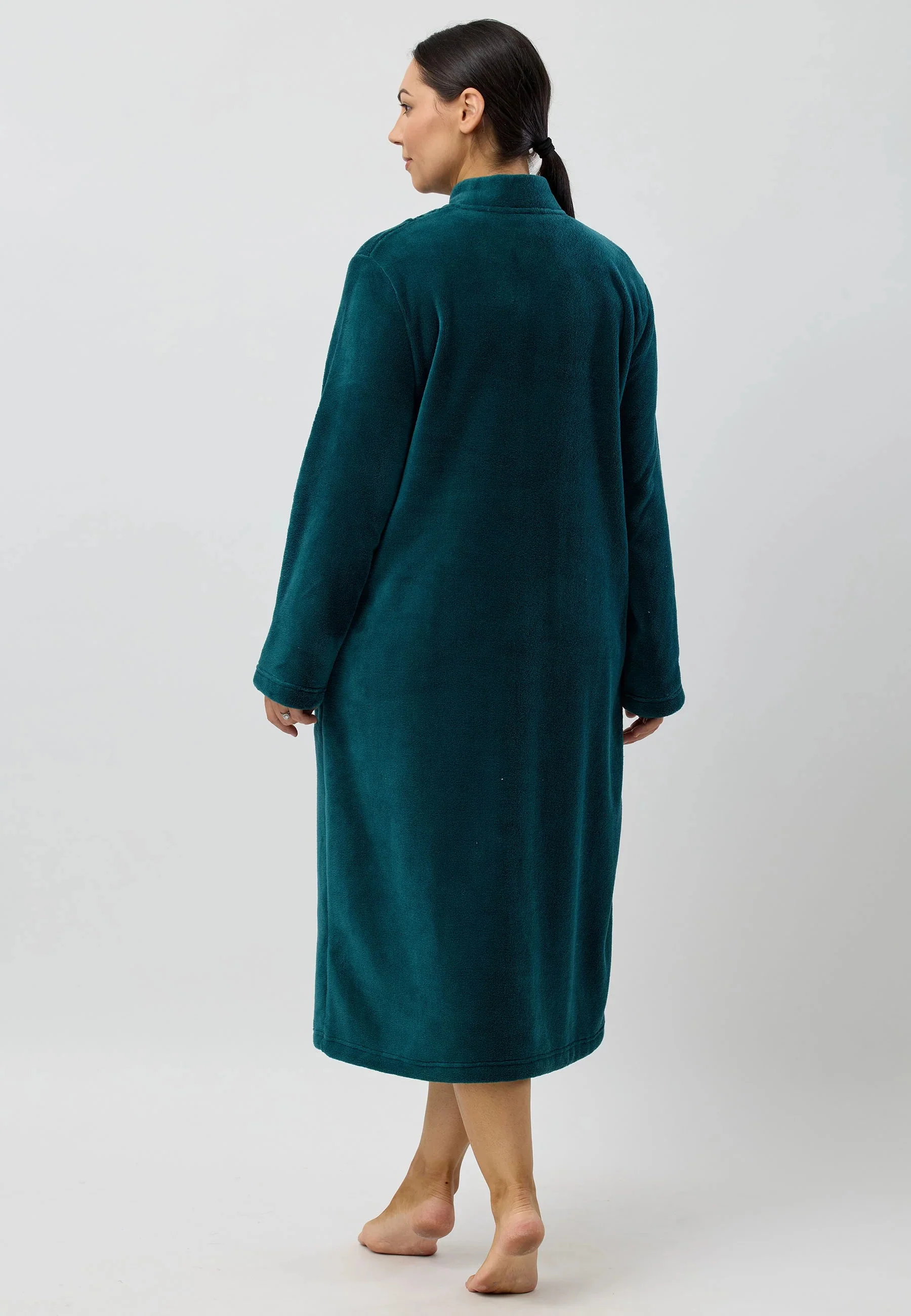 Zip Embroidered Mid-Gown - Image 4